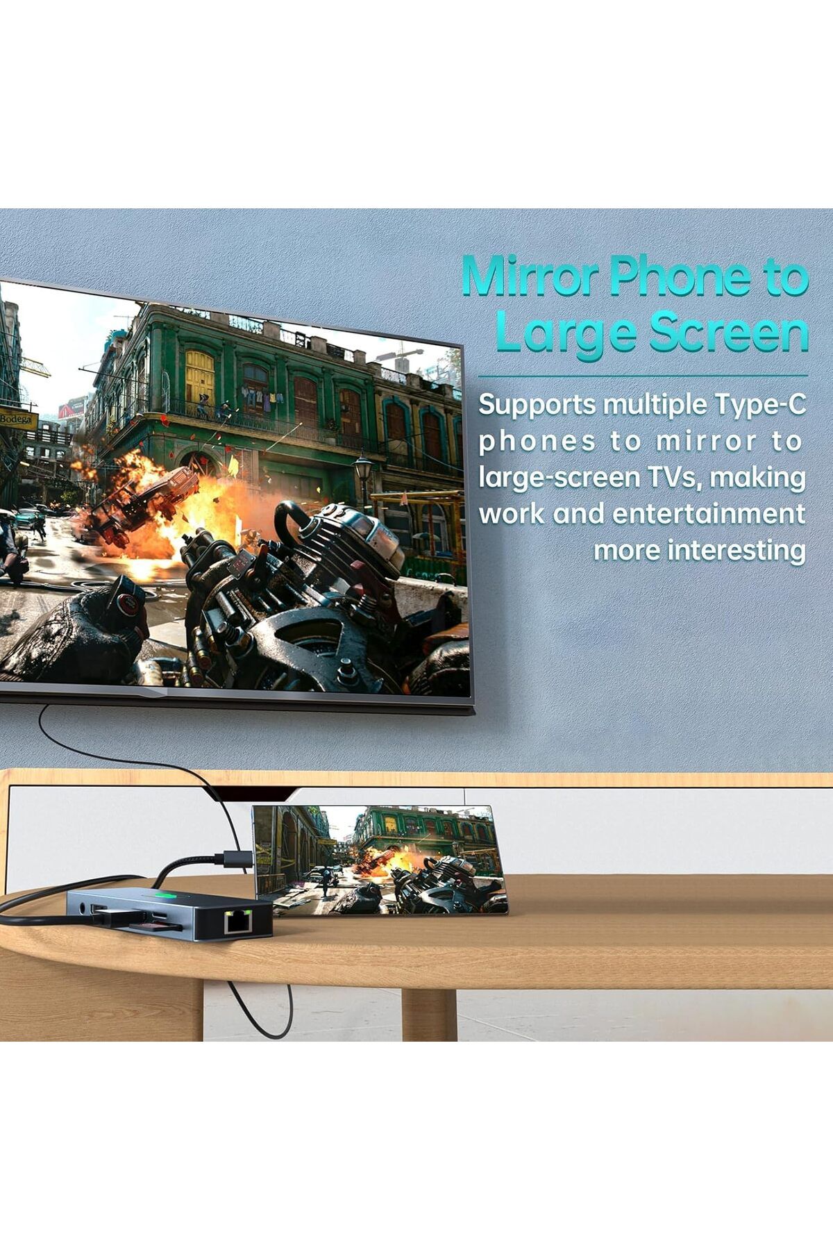 COOYA-11 in 1 Docking Station, 3.2 Gen 2(10Gbps), 100W PD, 4K@60Hz HDMI,1080P VGA, 1000Mbps LAN 6