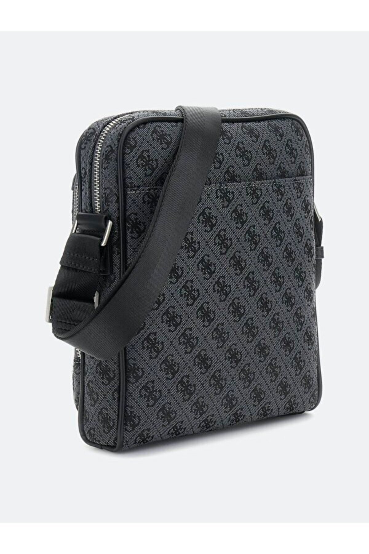 Guess-Milano Top Zip Xbdy W Frt Pckt Men's Gray Shoulder Bag Hmmistp5160-Cbl 2