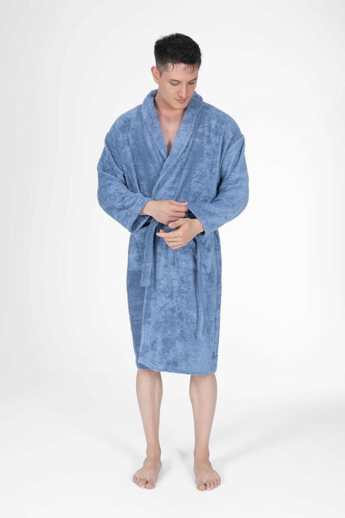 VAROL-Unisex Bamboo Bathrobe - Curl Gramid 2