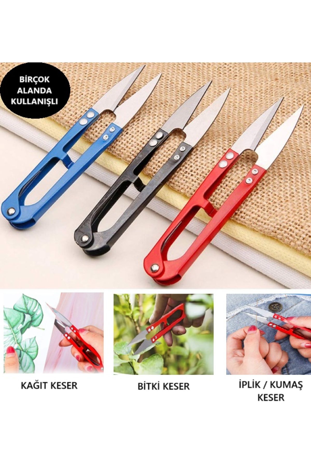 ROZIA-Scissors Thread String Cutting Removal Shears Sewing Unpicker Embroidery Buttonhole Opening Tailor Fisherman Hobby Scissors 3
