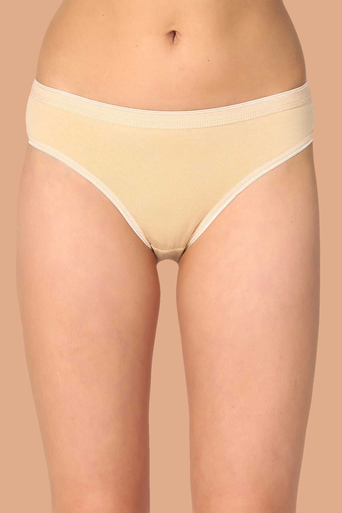 Pardon Kadın Ten 6'Lı Paket Pamuklu Su Yolu Bikini Külot