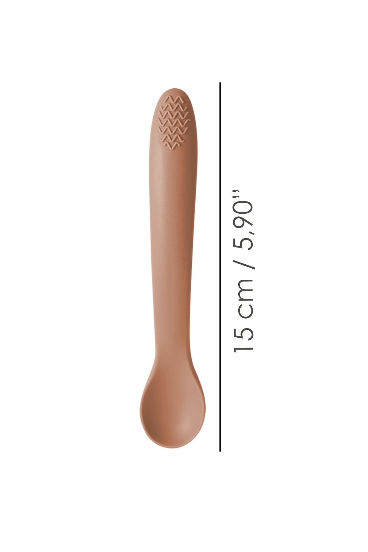 Meleni Baby 4'lü Silikon Mama Kaşığı - Diş Kaşıyıcı Bebek Beslenme Kaşığı Silikon Kaşık Kahve, Pembe, Bej, Yeşil fotoğrafı 5 (önizleme)