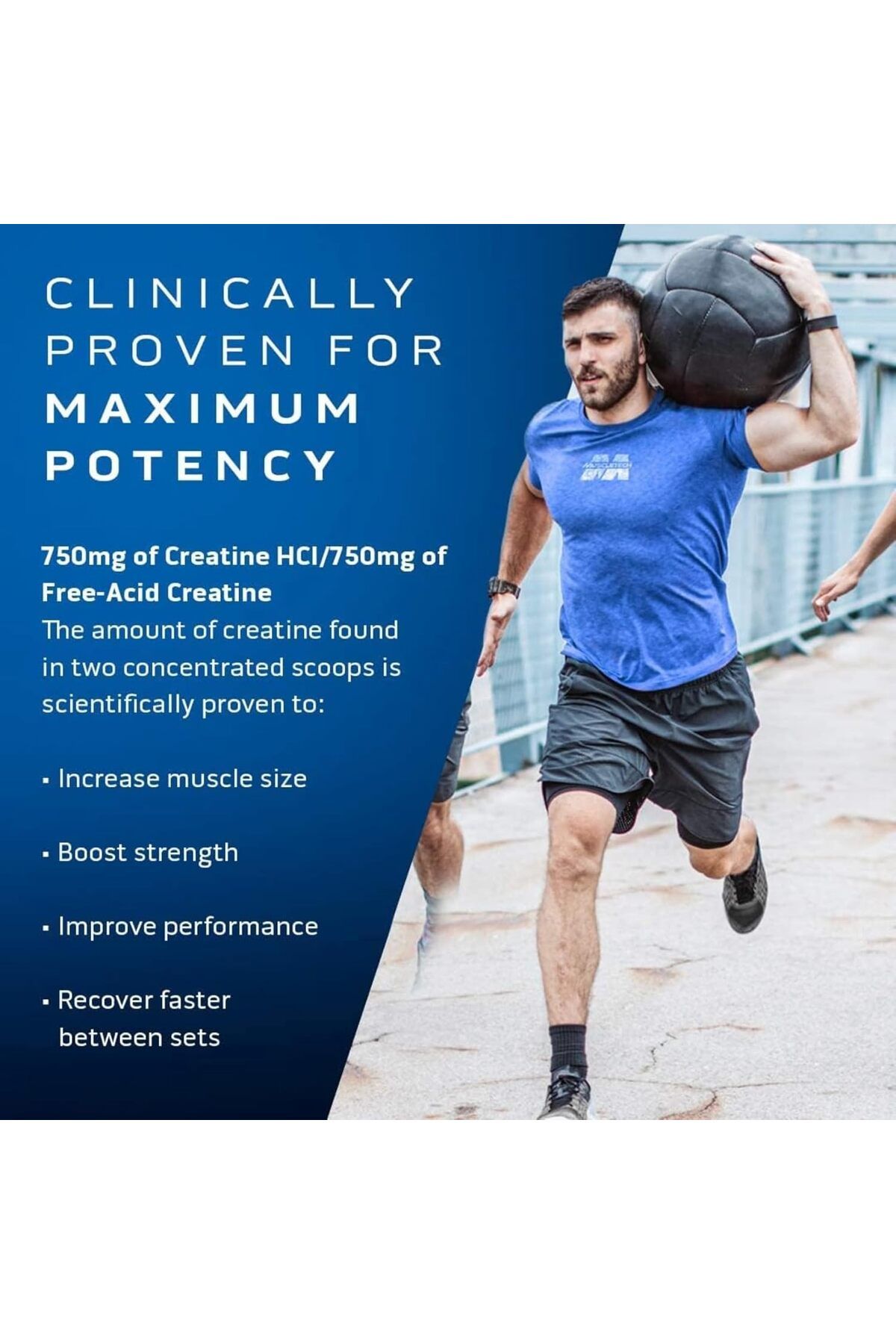 MUSCLETECH-Creactor Creatine HCL Pre-Workout - Unflavored - 120 Servings 4