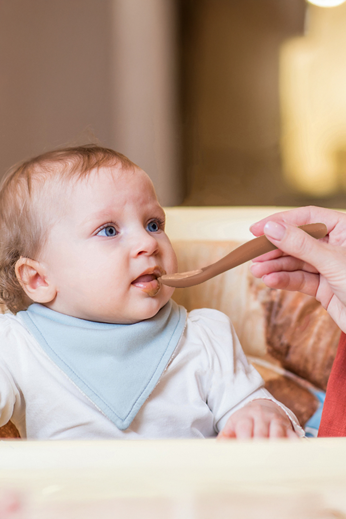 Meleni Baby 4'lü Silikon Mama Kaşığı - Diş Kaşıyıcı Bebek Beslenme Kaşığı Silikon Kaşık Bej, Pembe, Gri, Yeşil fotoğrafı 5 (önizleme)