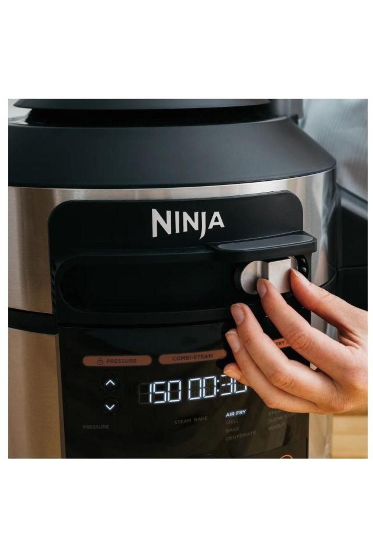 NINJA-Multicooker 11 in 1 Ninja OL550EU, 1460 W, 6 L, 11 programe (Negru/Argintiu) 4