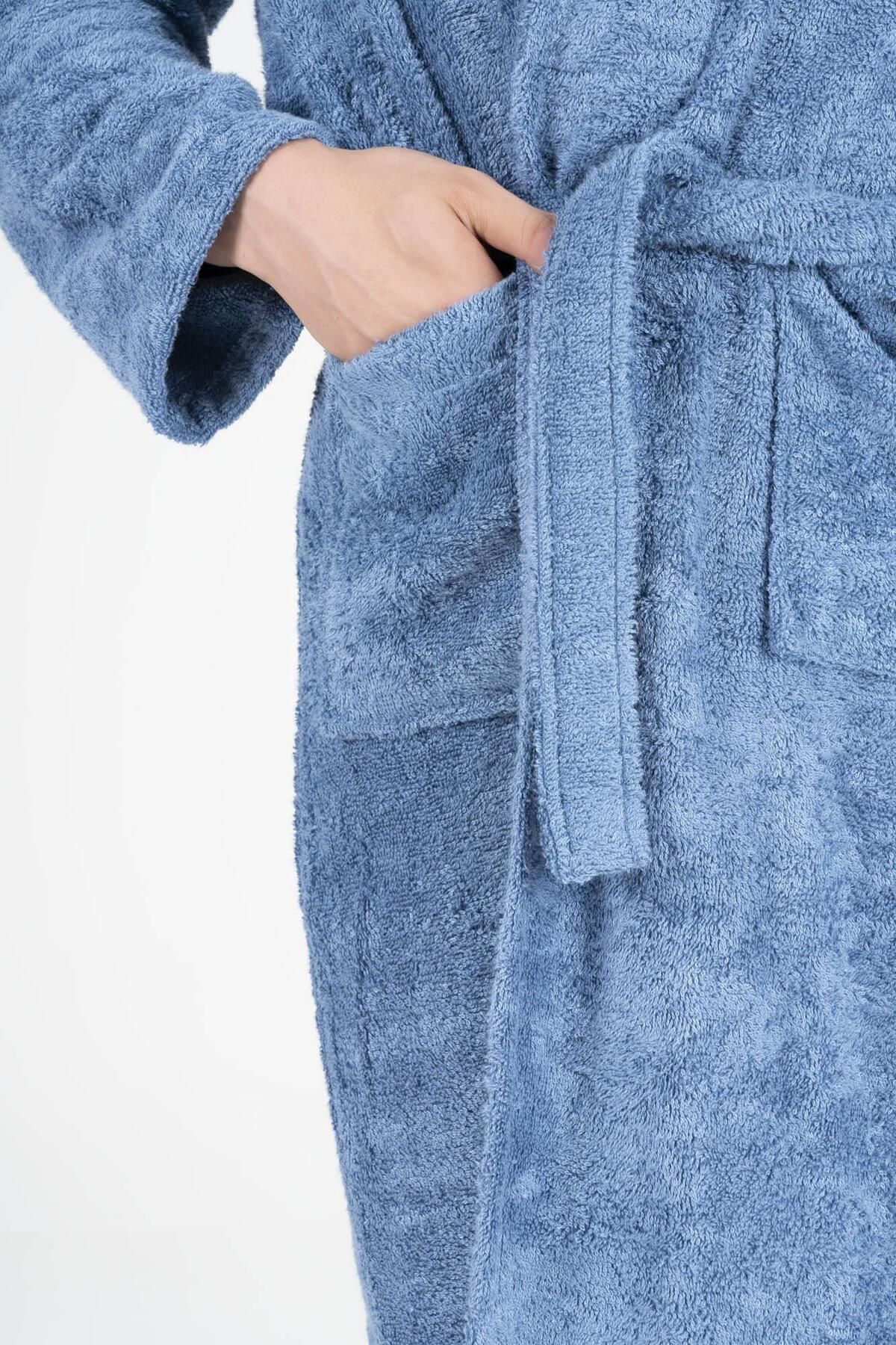 VAROL-Unisex Bamboo Bathrobe - Curl Gramid 4