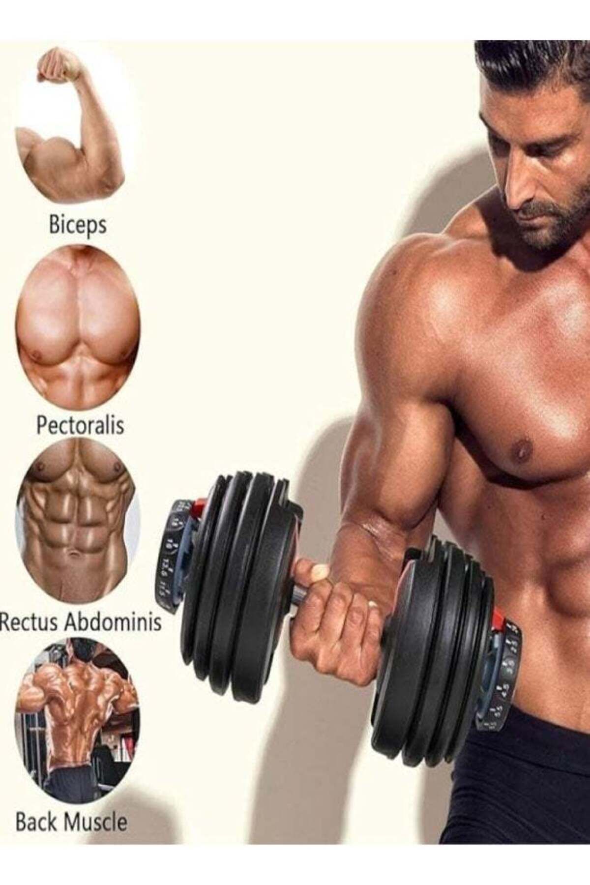 Cady One-Smart Dumbbell Adjustable for Training and Exercises 24kg 5