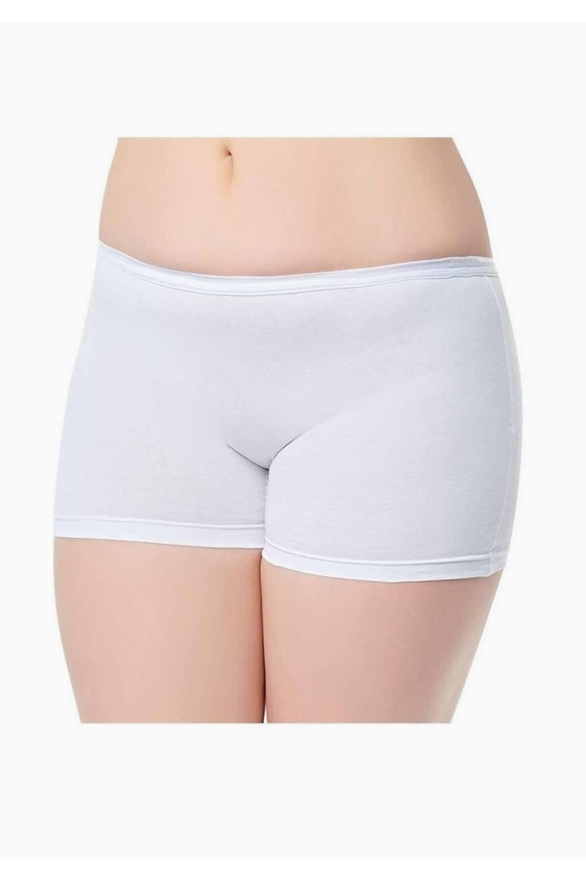 Pardon Kadın 3Lü Paket Penye Kumaş Likralı Pantolon Boxer Külot Yeni Sezon