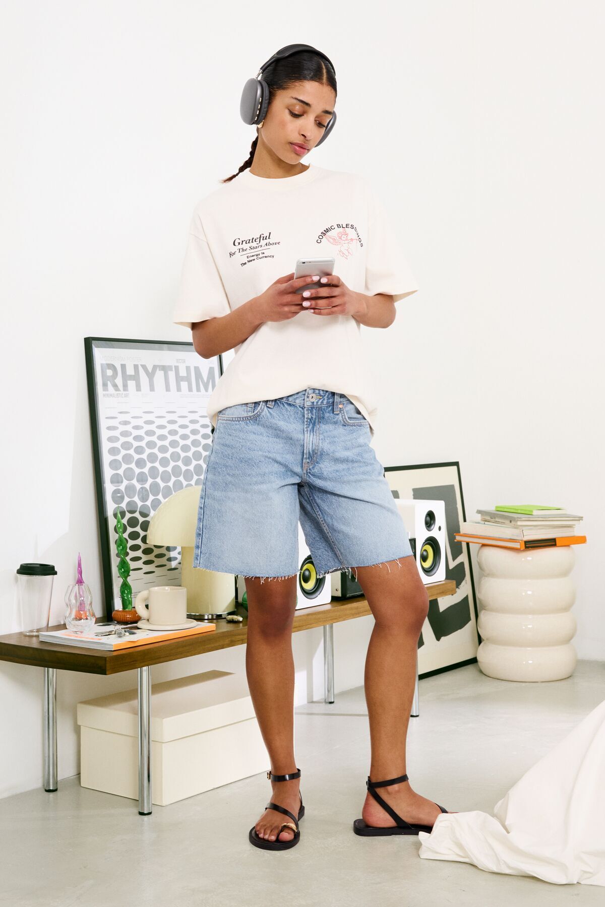 Bershka-Denim Bermuda shorts 4