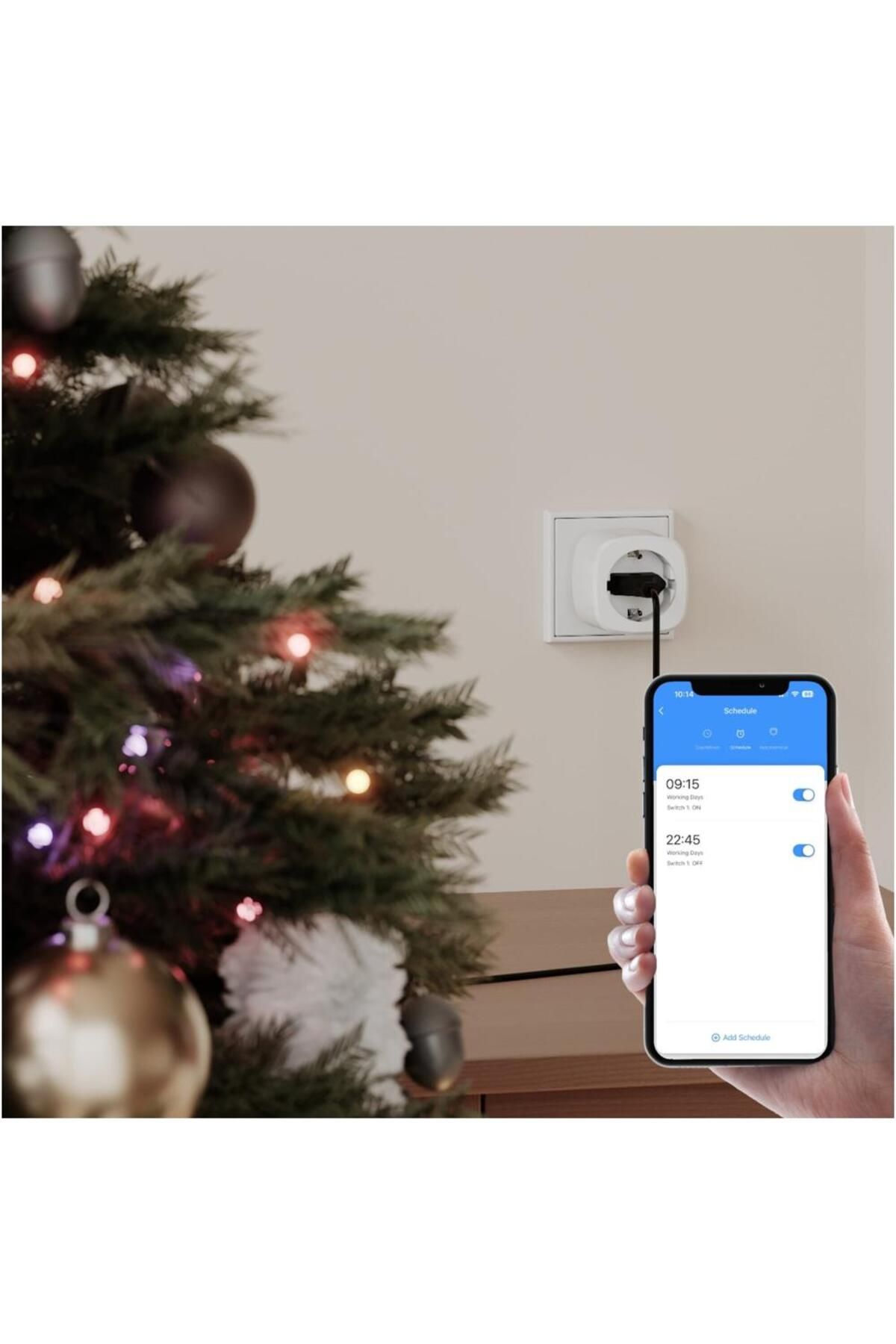 Calex-Set 3 premii inteligent Calex, Wi-Fi, 16A 3600W, IP20, Alb 2