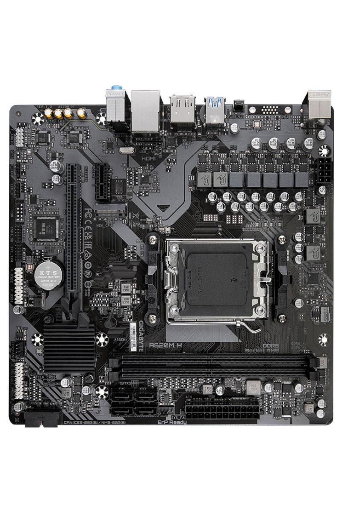 Gigabyte-Placa de baza GIGABYTE A620M H, AM5, mATX, DDR5, AMD A620 4
