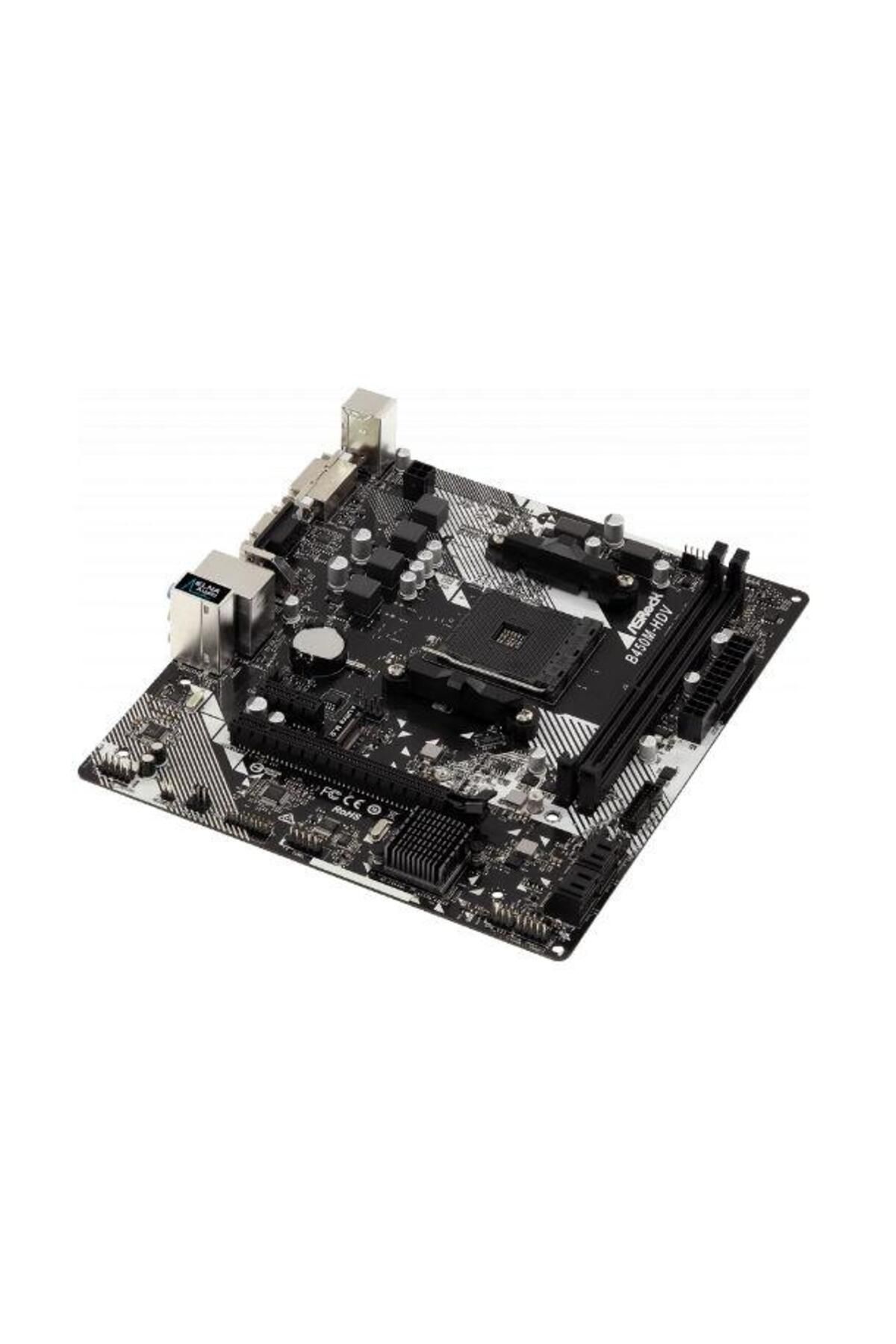 ASROCK-Placa de Baza ASRock B450M-HDV R4.0, AMD B540, AM4, DDR4, mATX 3