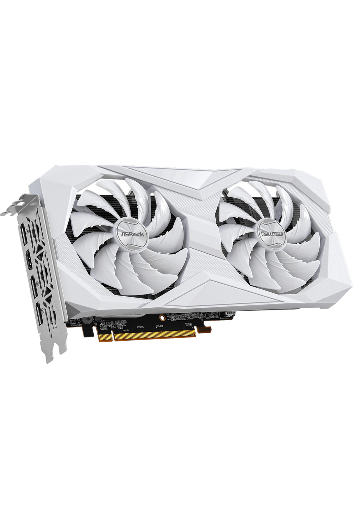 ASROCK-Placa video ASRock Radeon RX 6600 Challenger White 8GB GDDR6 128-bit 4