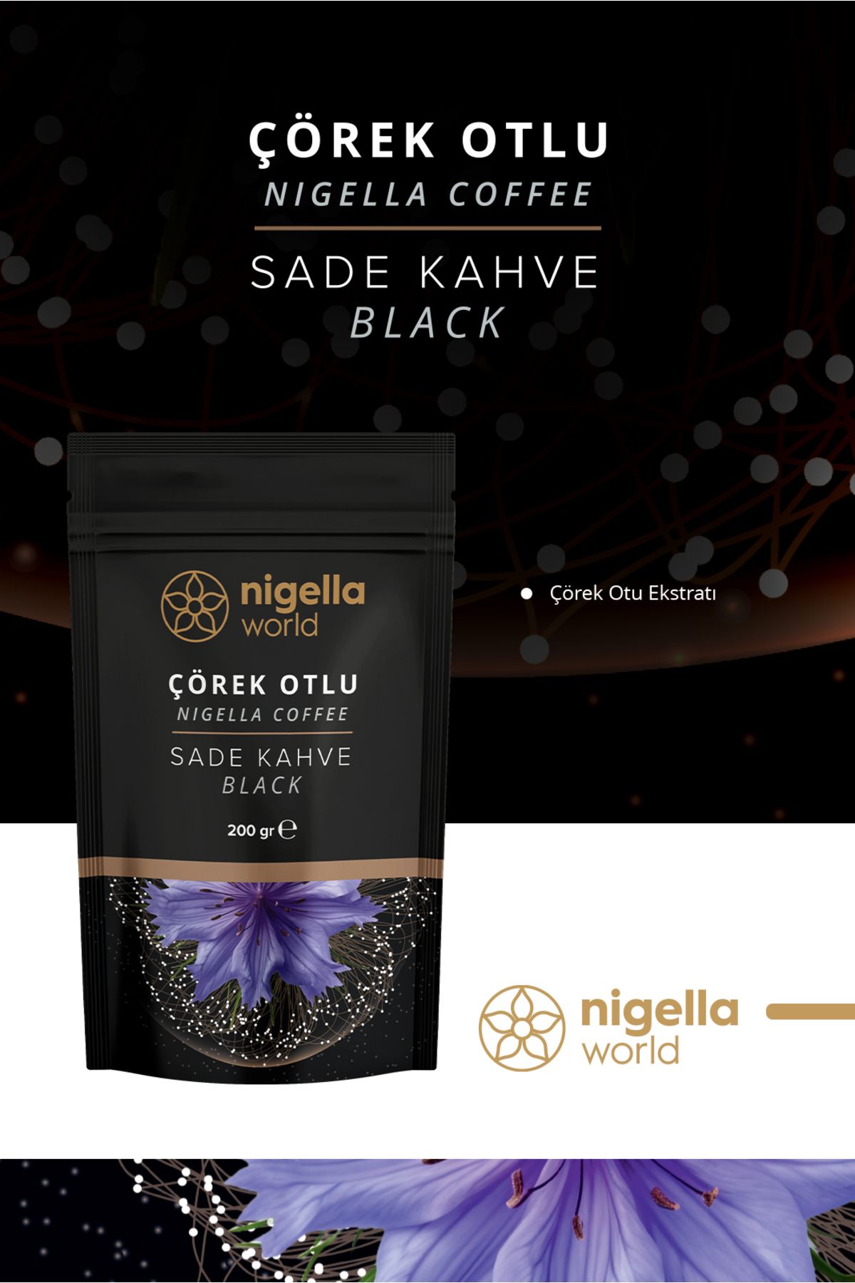 Nigella-Plain Coffee with Black Cumin 200 Gr 3