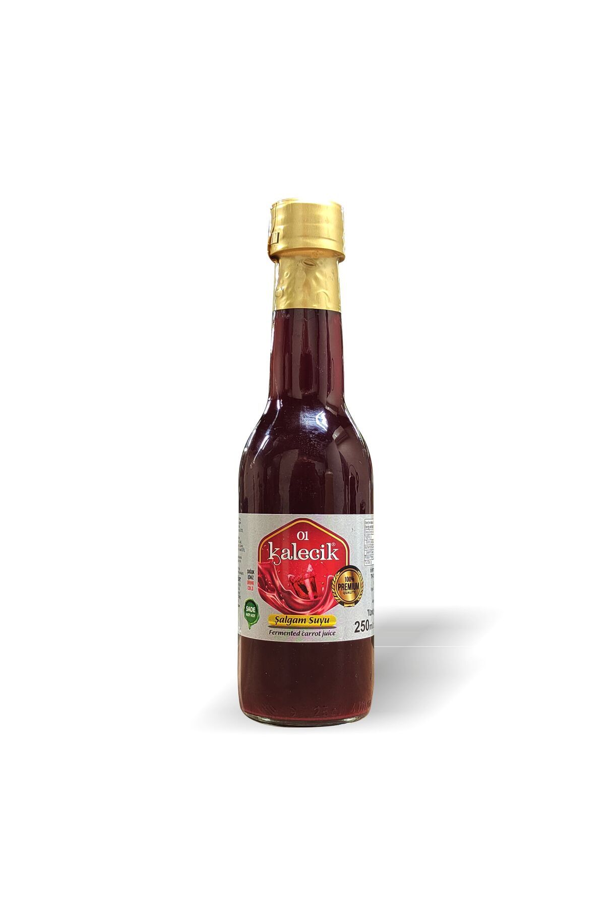 KALECİK 250 ml Cam Şişe Şalgam Acı 4 Lü Paket