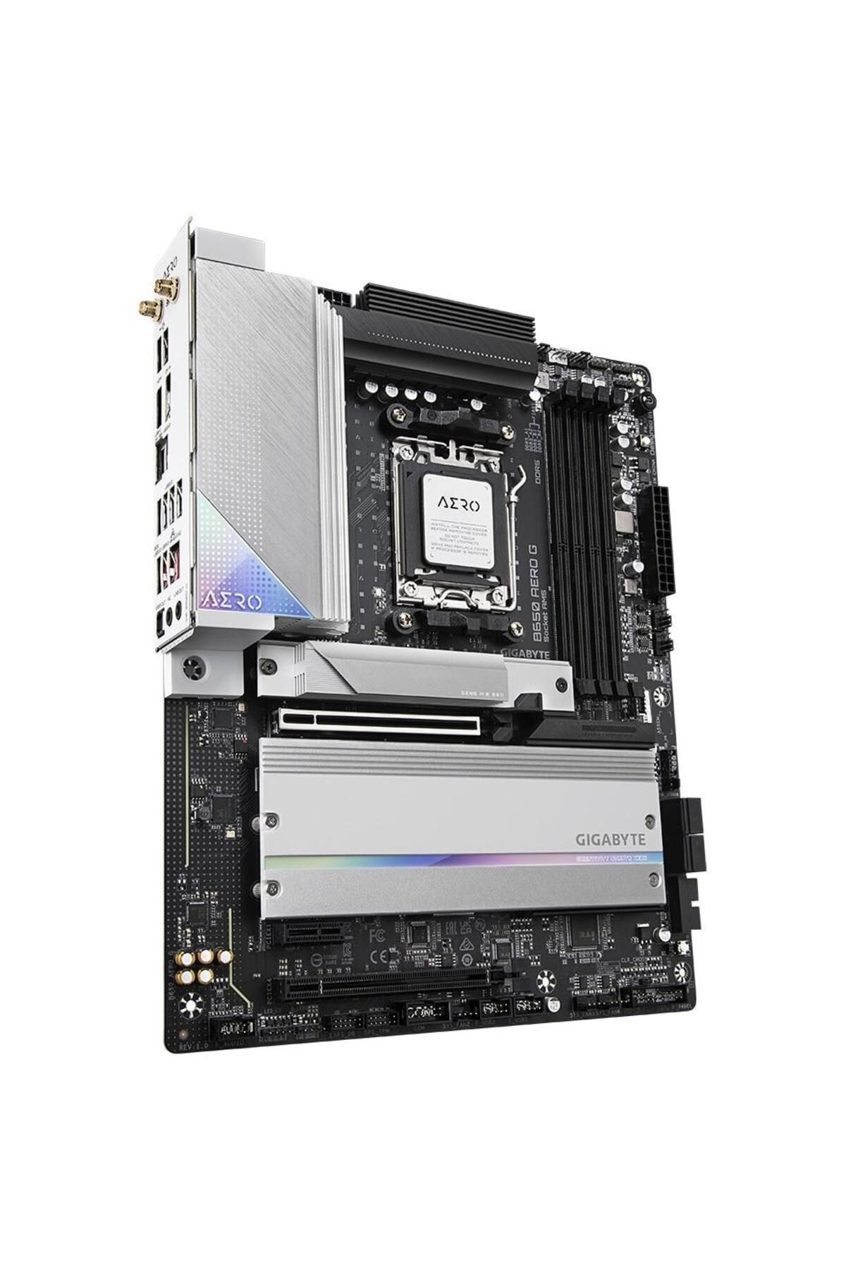 Gigabyte-Placa de baza Gigabyte B650 AERO G, Socket AM5, ATX 4