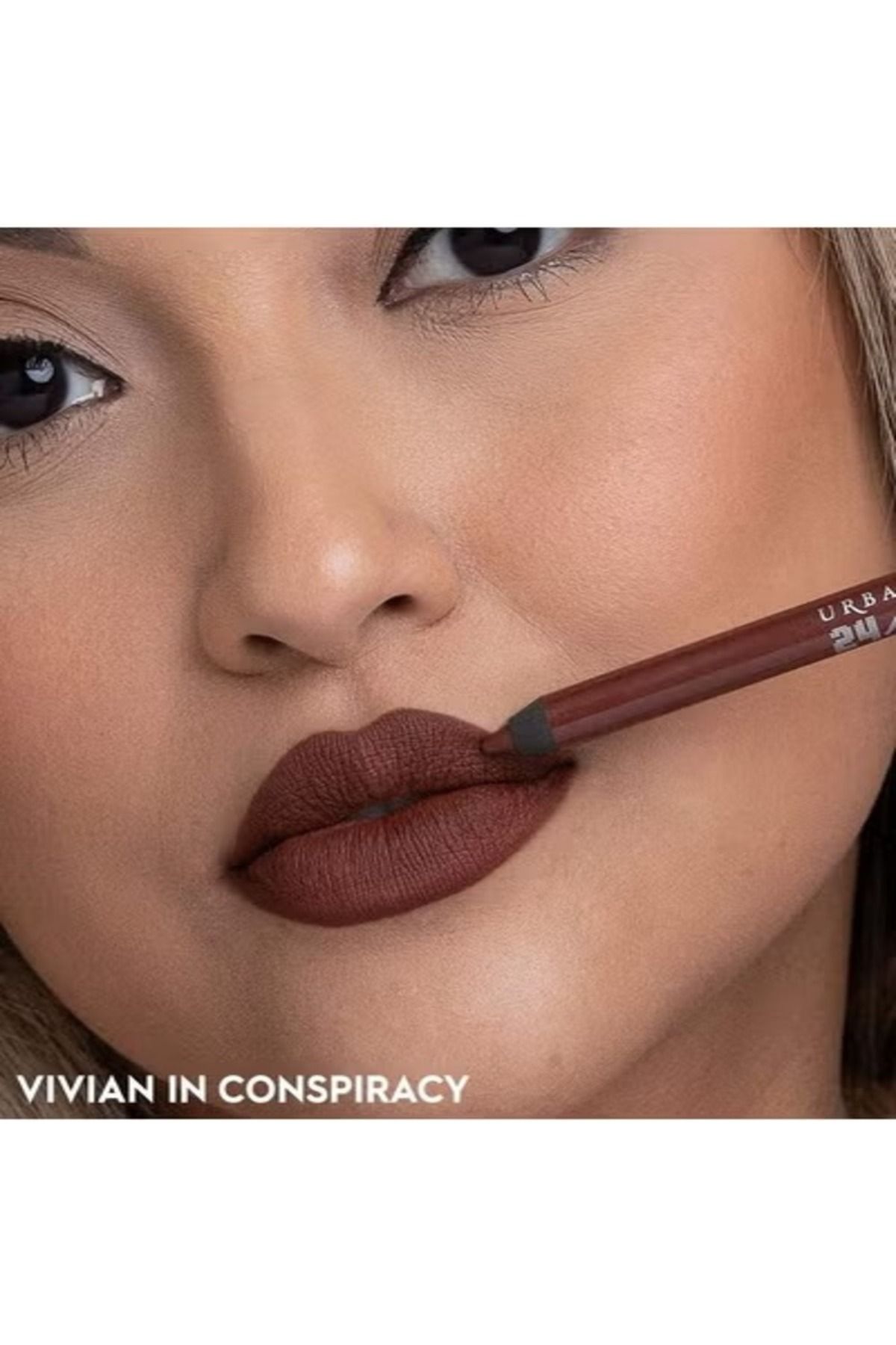 Urban Decay-قلم شفاه مقاوم للماء 24/7، 69 كونسبيراسي - خوخي برونزي، 0.04 أونصة/1.2 غرام 3