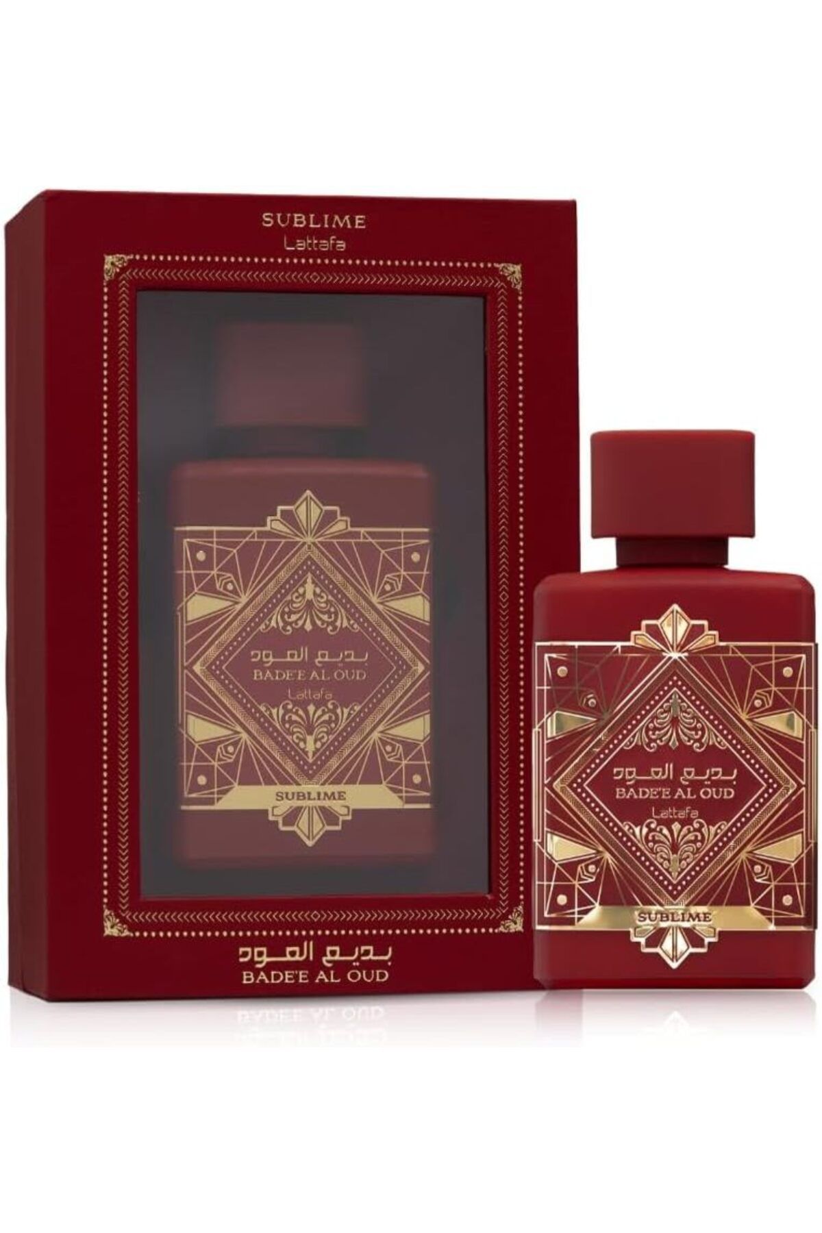 lattafa-بديع العود سوبليم ريد أو دي بارفان 100 مل 1