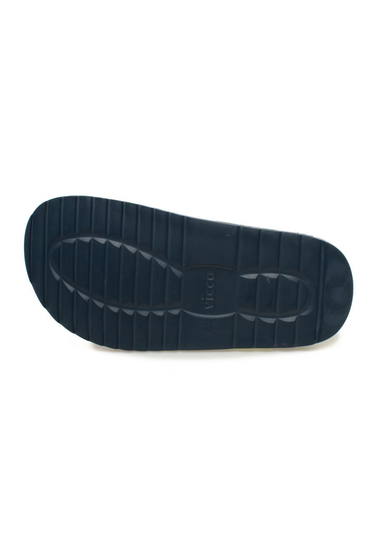 صندل آبی دخترانه و پسرانه بچگانه 321.f23y252 Krixi Filet Phylon Navy Blue ان Vicco