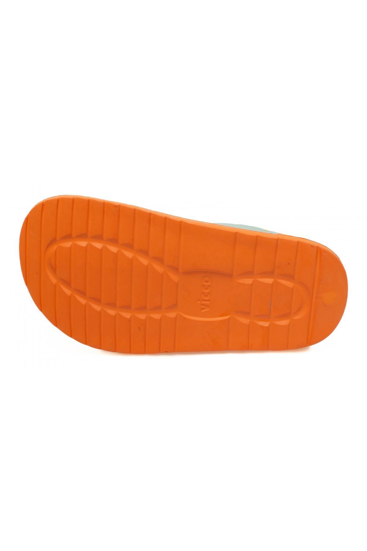 صندل نارنجی دخترانه و پسرانه بچگانه 321.p23y252 چکمه های Krixi Sandals Phylon Orange Child Vicco