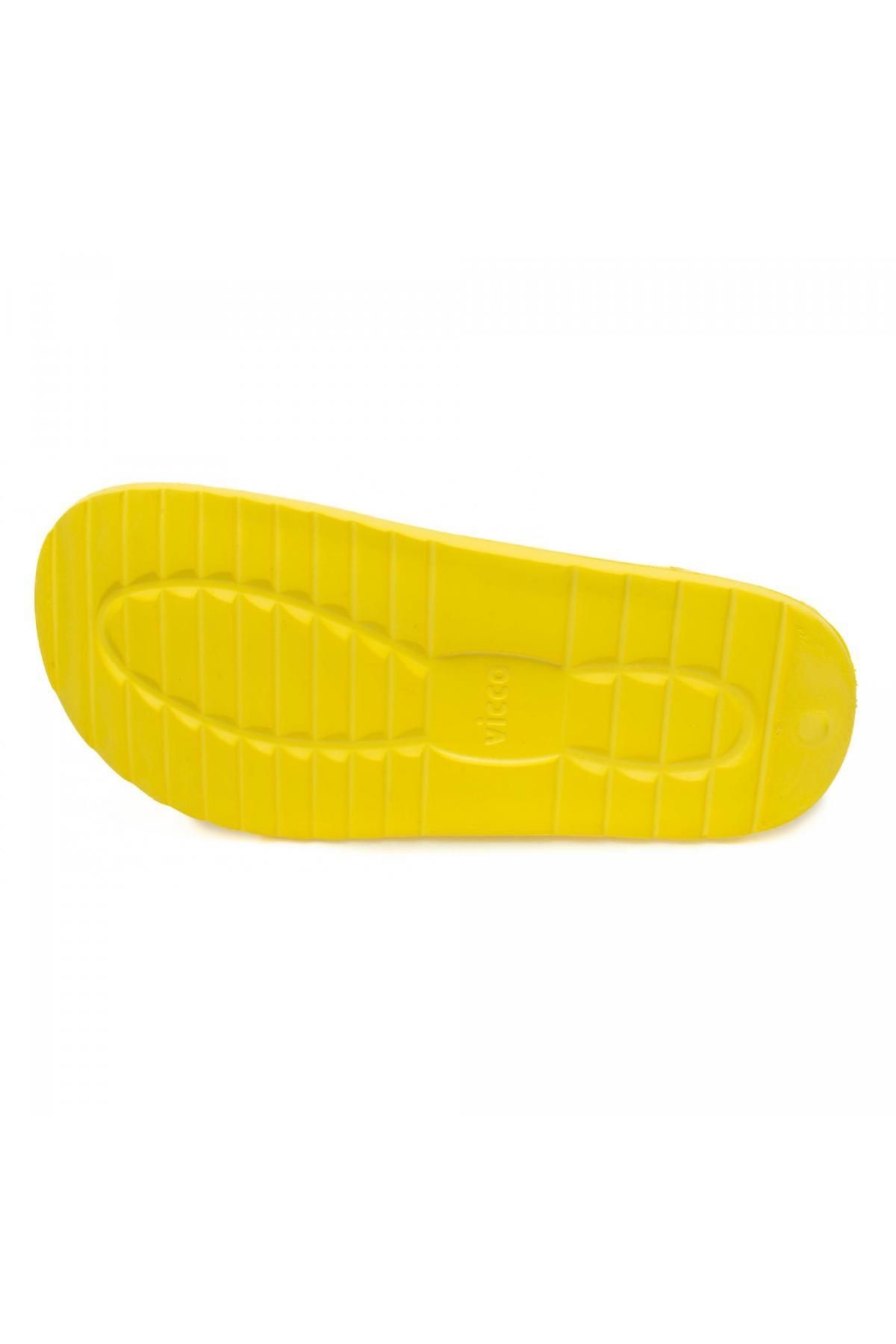 صندل زرد دخترانه و پسرانه بچگانه 321.p23y253 Miyu Booties رنگ Vicco
