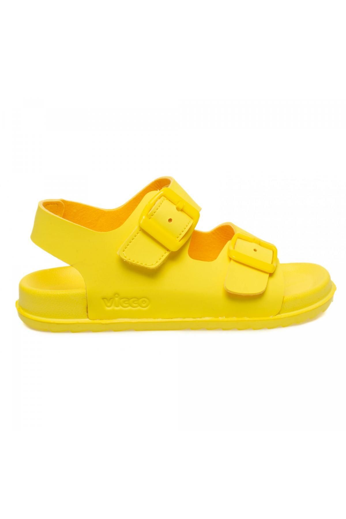 صندل زرد دخترانه و پسرانه بچگانه 321.p23y253 Miyu Booties رنگ Vicco