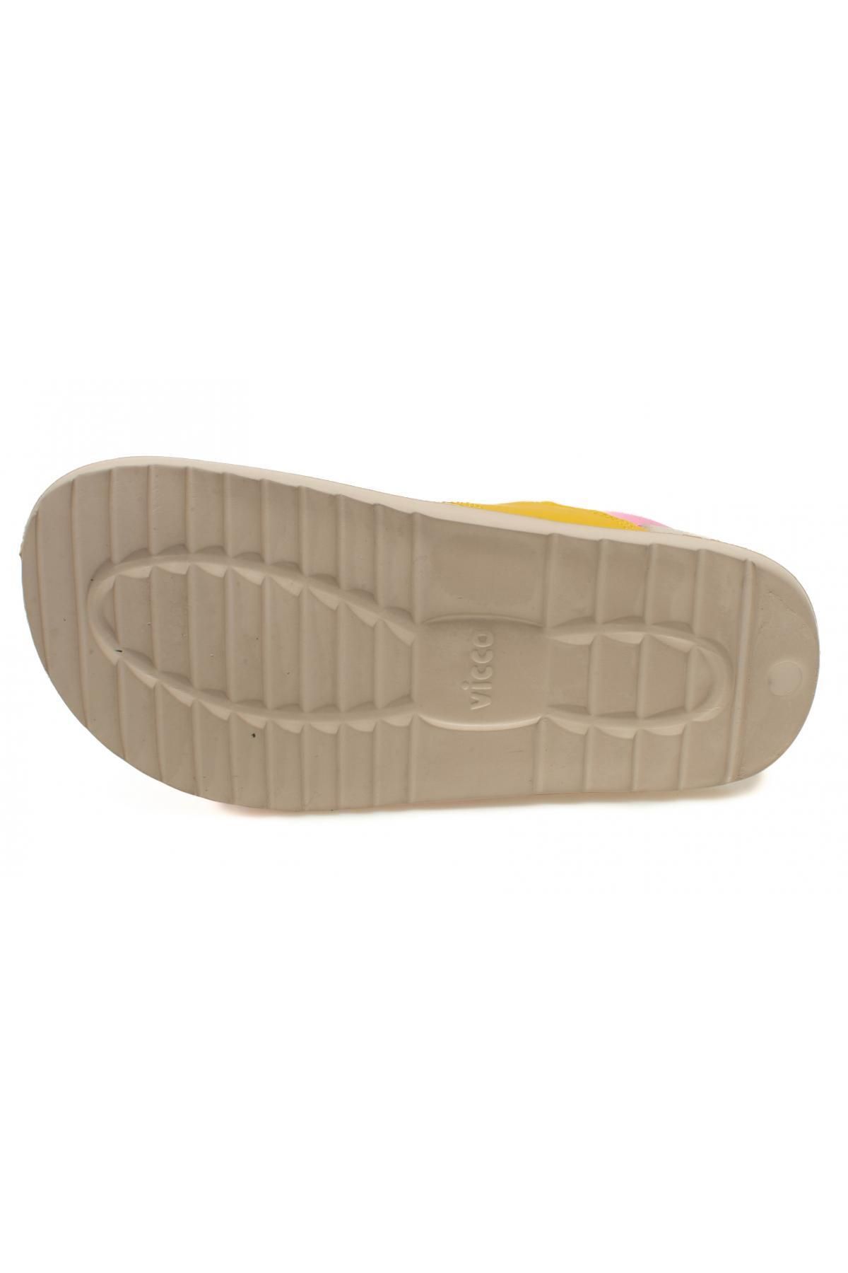 صندل نود دخترانه و پسرانه بچگانه 321.P23Y252 Booties Krixi Phylon Beige Vicco