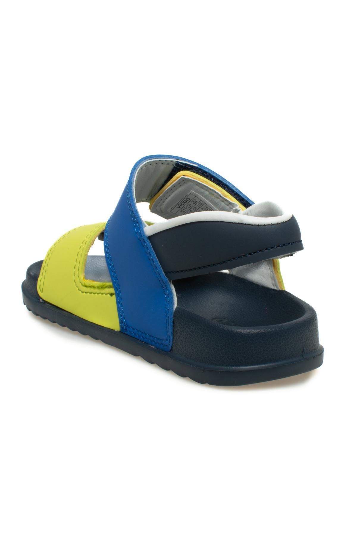 صندل آبی دخترانه و پسرانه بچگانه 321.f23y252 Krixi Filet Phylon Navy Blue ان Vicco