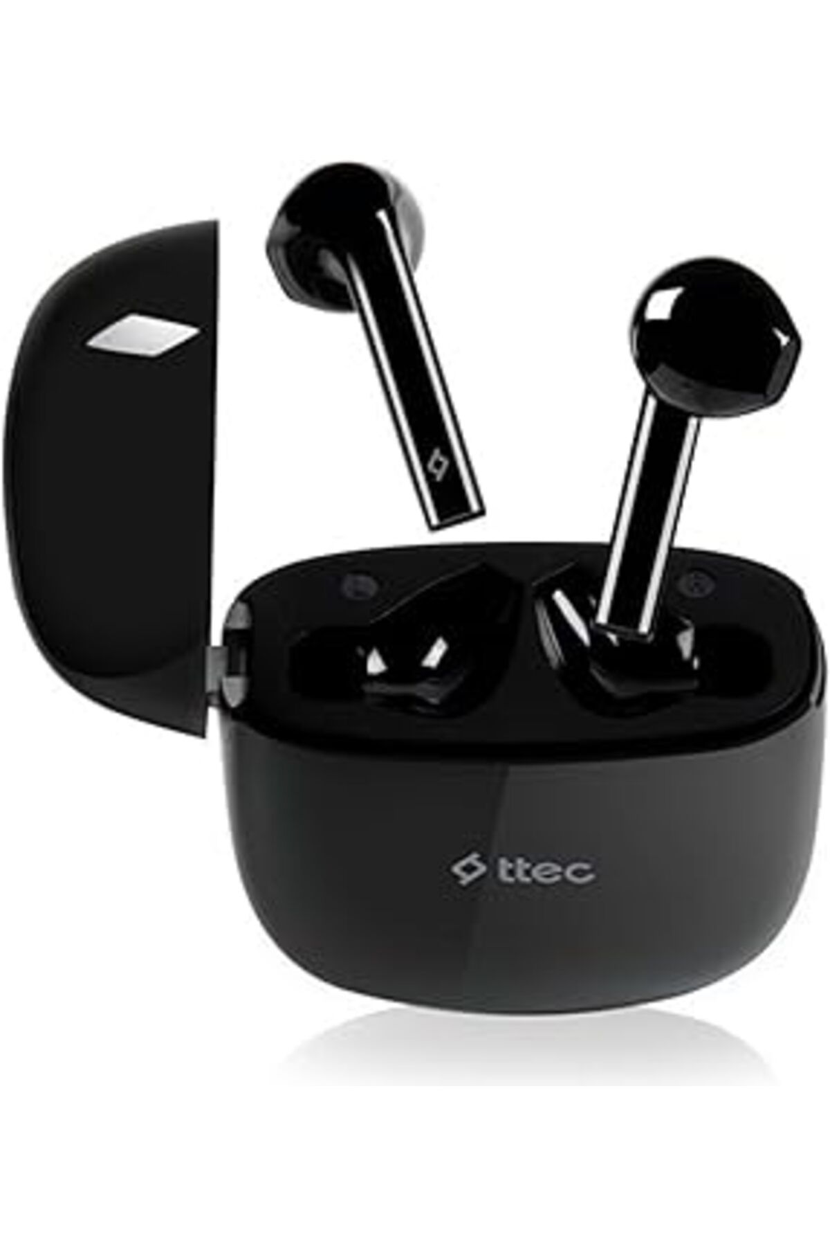 Mu Art Ahşap Ttec Airbeat Go Gerçek Kablosuz Tws Bluetooth Kulaklık - Siyah