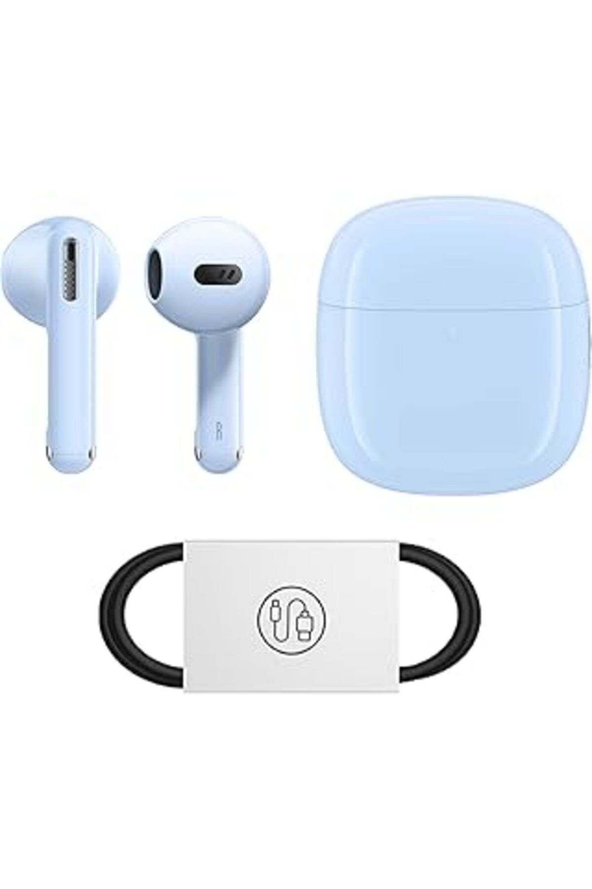 Qedii Wx5 Bowie True Wireless Bluetooth Kulaklık-Mavi