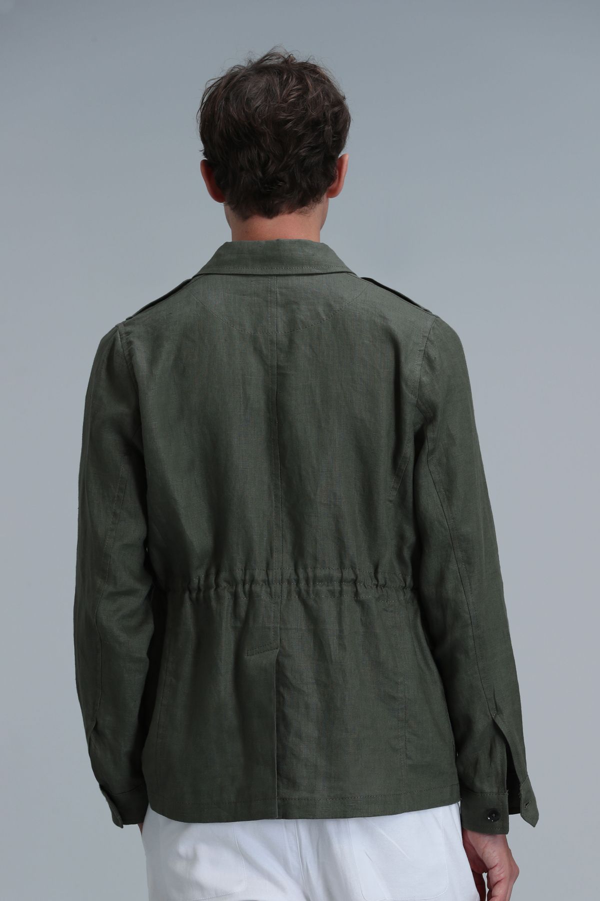 Lufian-Men's Khaki Coat - Mark 6