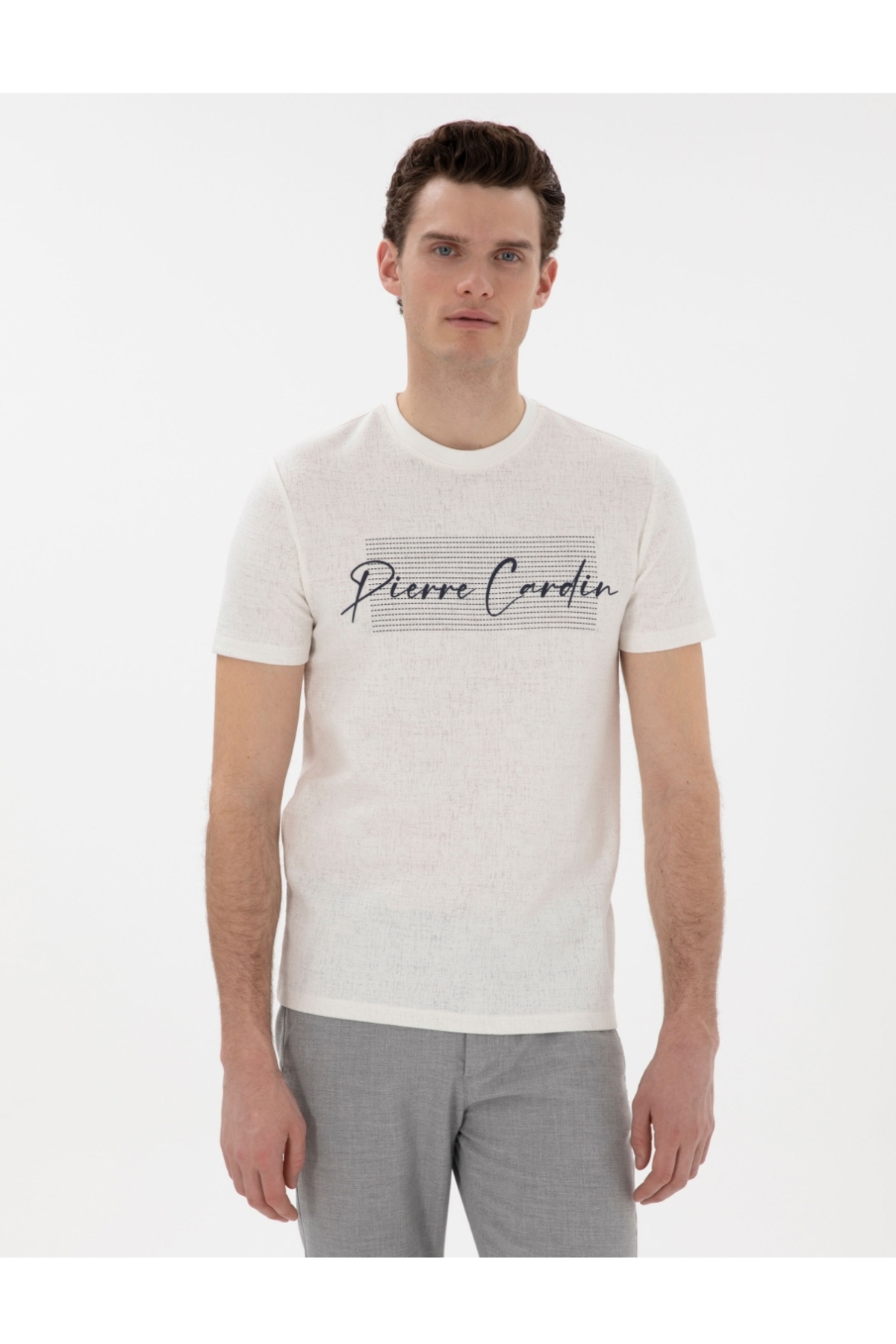 تی‌شرت مردانه یقه گرد اسلیم فیت پیر کاردین تی شرت Pierre Cardin