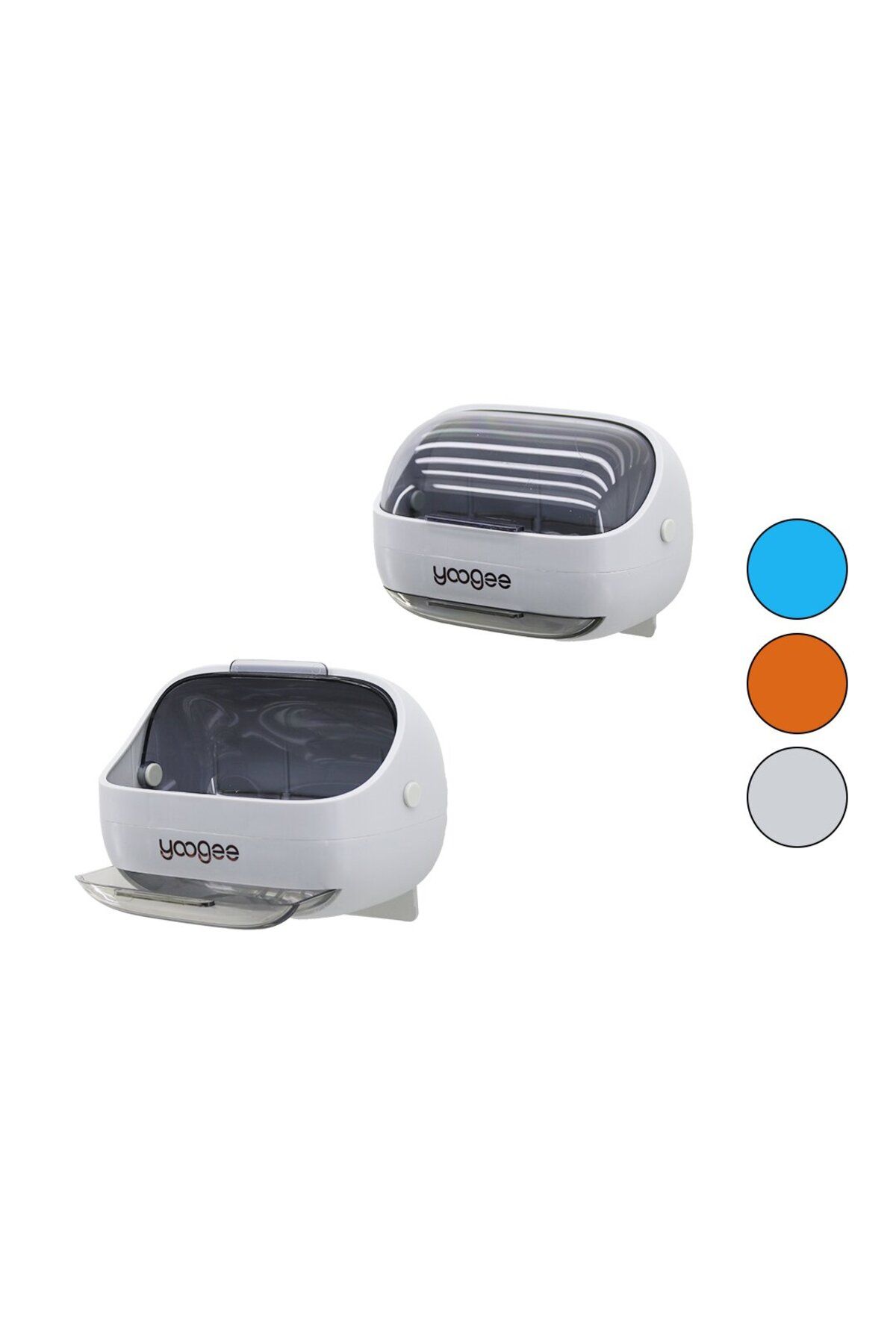 STOREMAX nffashopm LÜX KATI SABUNLUK RENKLİ PLS MİKA KRİSTAL AÇ-KAPA PENCERELİ - ATIK SU ÇEKMECELİ YA