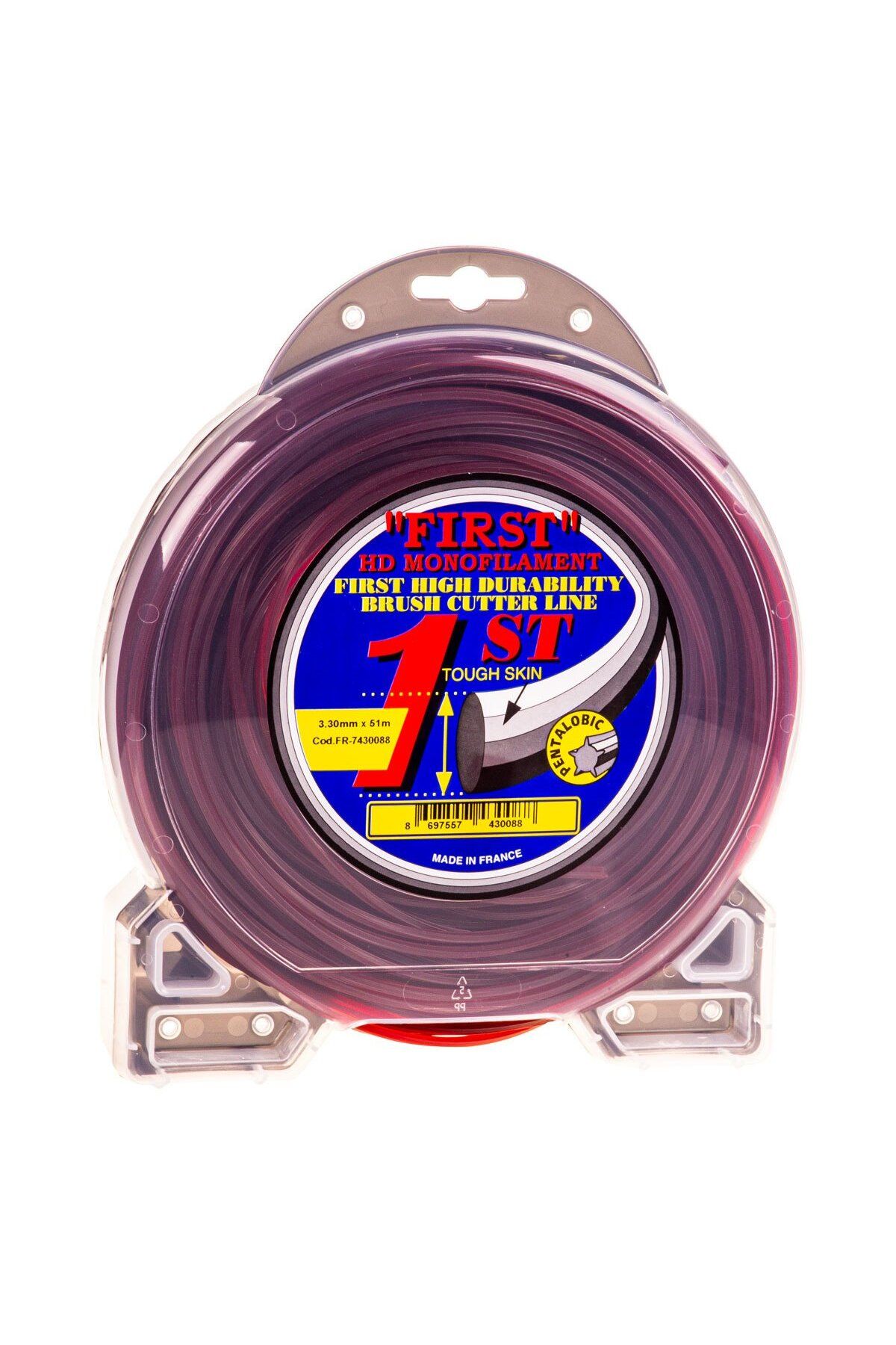First 7430088 Misina 3.3mm 51m 5 Köşeli Silikonlu