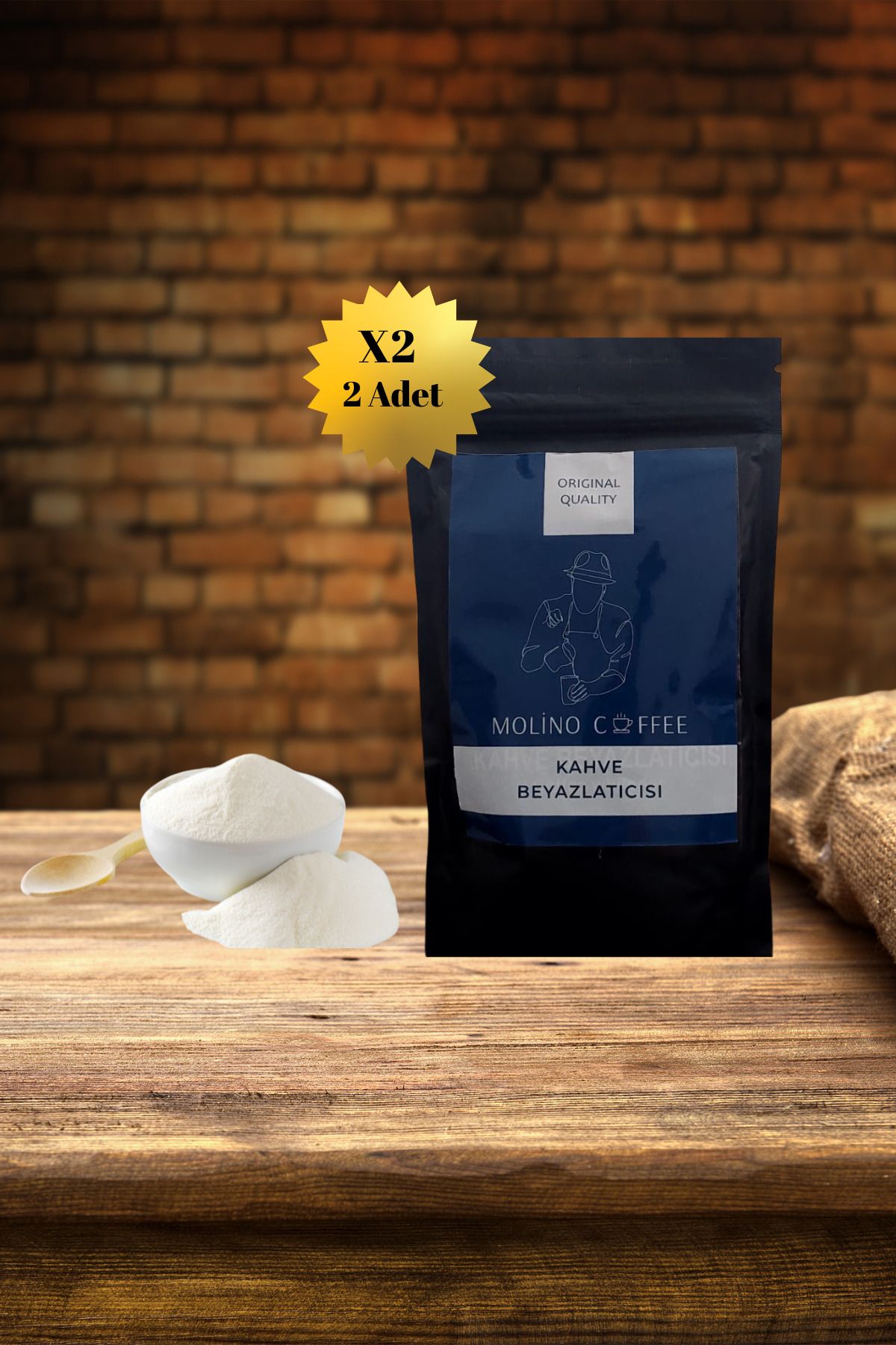 molino coffee Kahveı Beyazlatıcısı 2x200 gr
