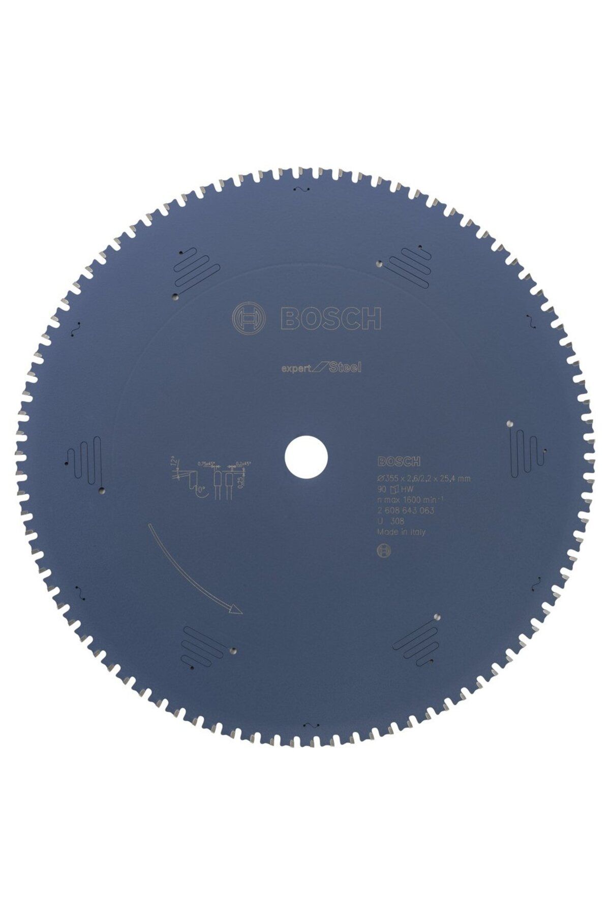 Bosch Expert for Steel 355*25,40 mm 90 Diş