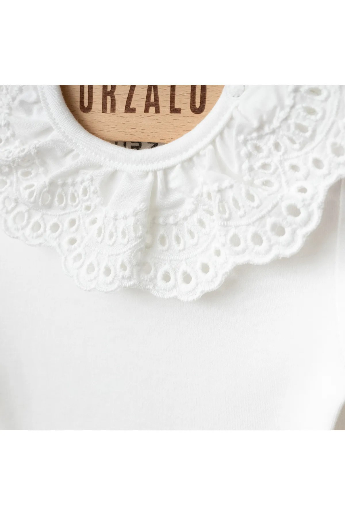 İnci-Incibaby Bow 100% Cotton Premium Dress & Lace Snap Body Suit 7