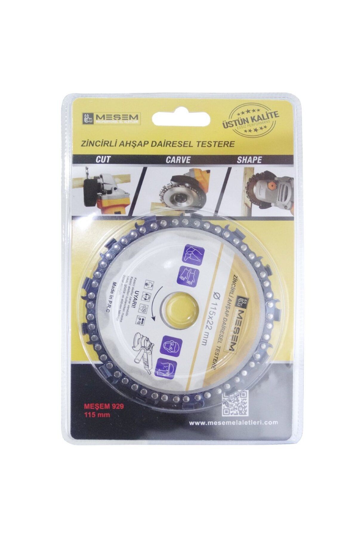 Meşem 929 Ahşap Oyma ve Kesme Diski 115mm
