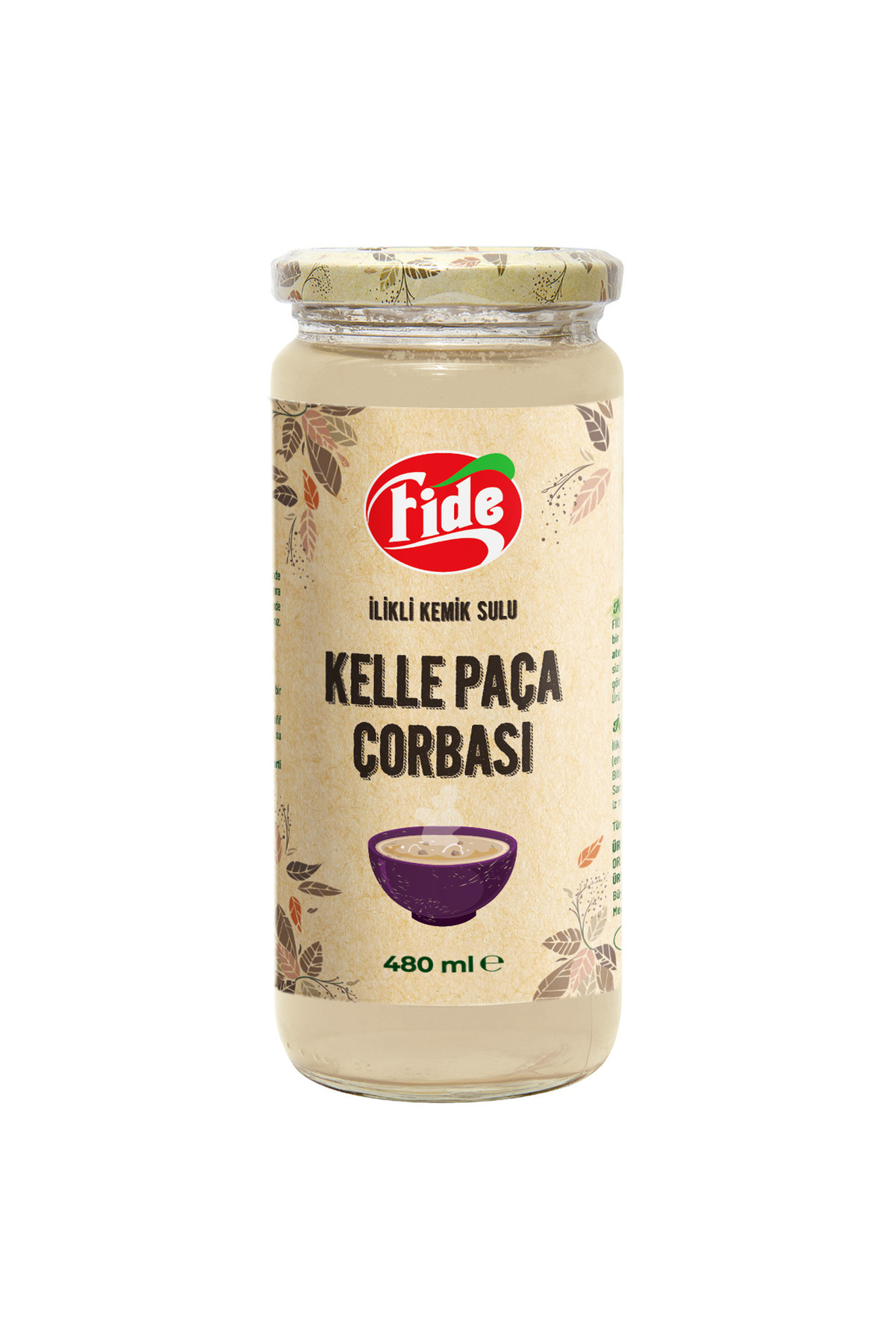 ZAYKA Fide Kemik Sulu Kelle Paça Çorbası 480 Ml