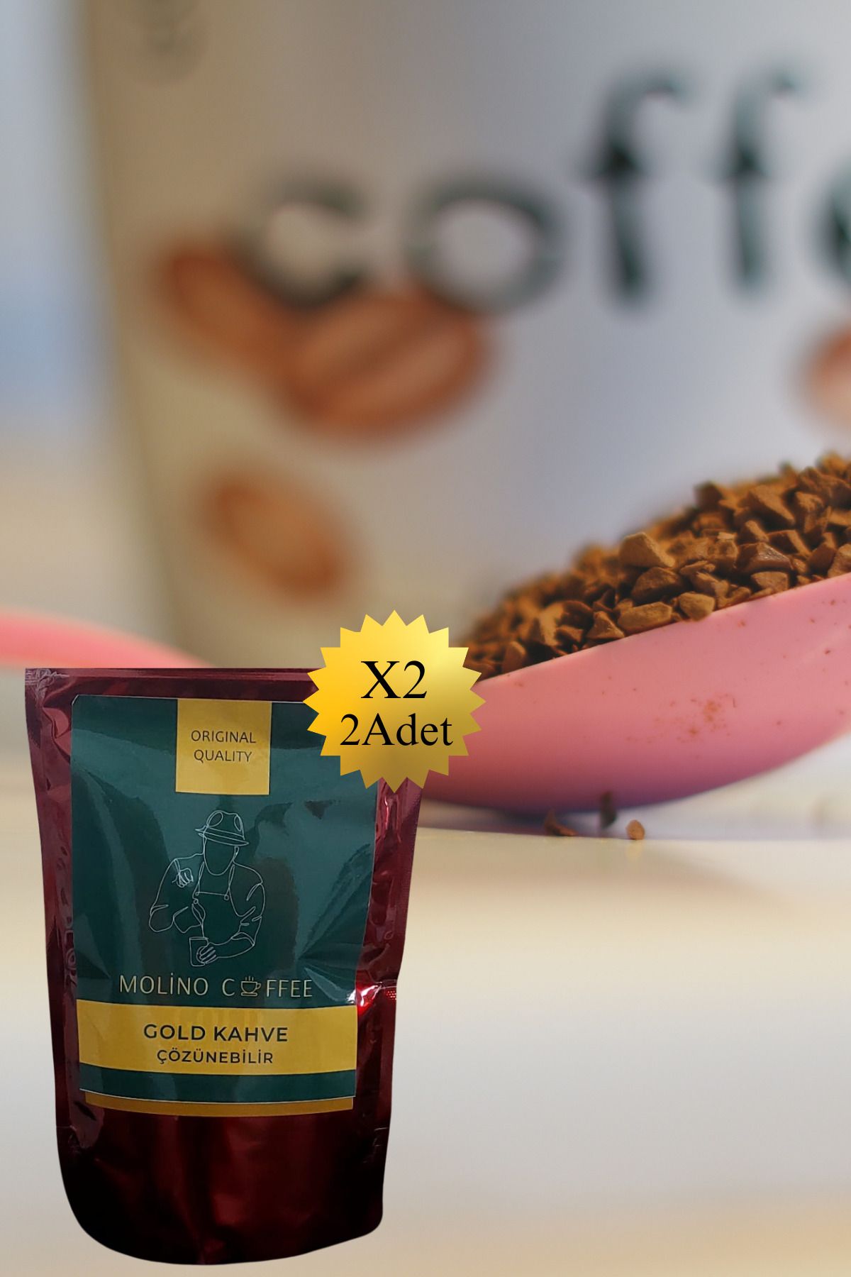 molino coffee Gold Kahve Granül 2 X 100gr