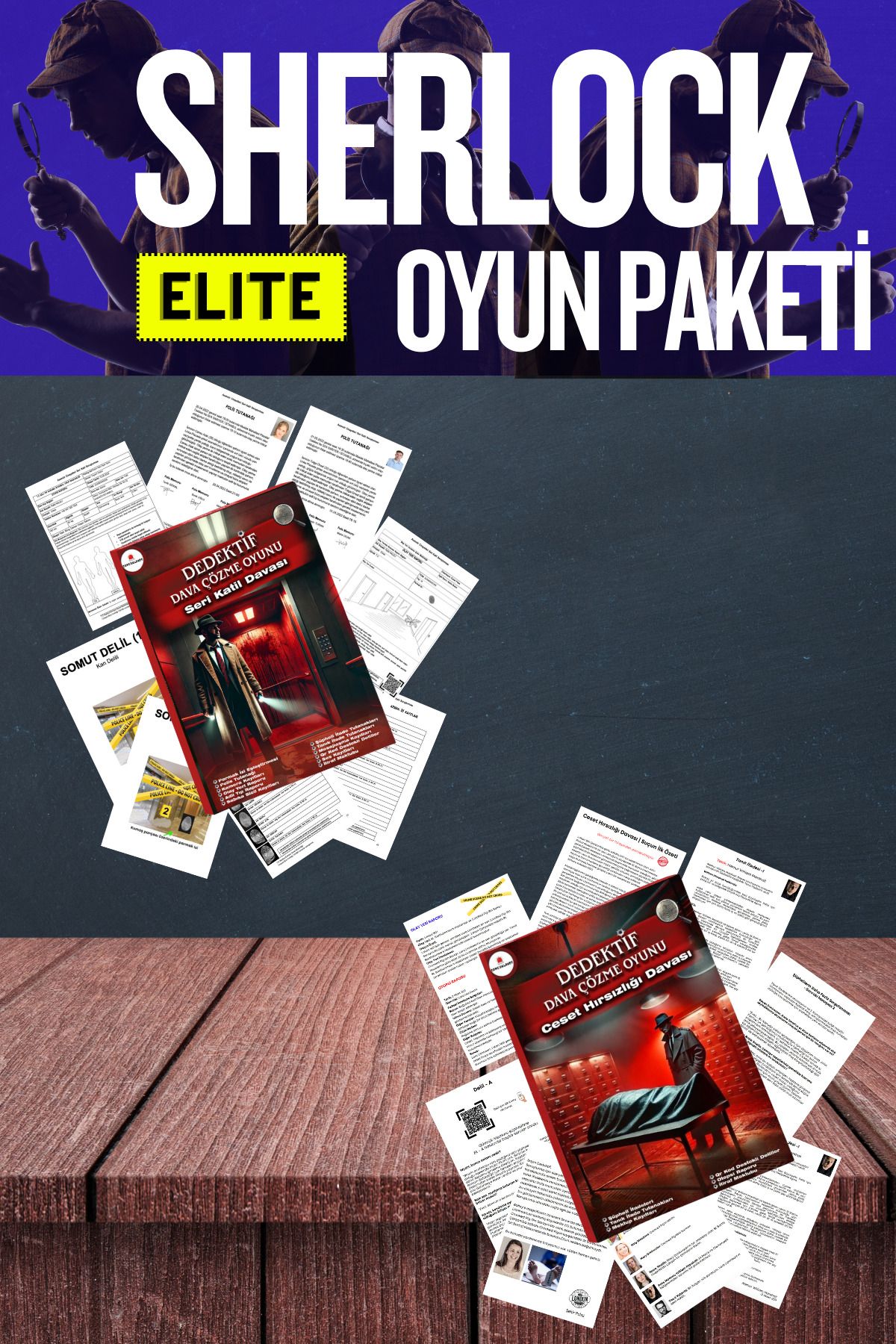 GameBulance-Sherlock Game Pack - Detective Game Pack - Case Solving Game - Find the Guilty Game 4