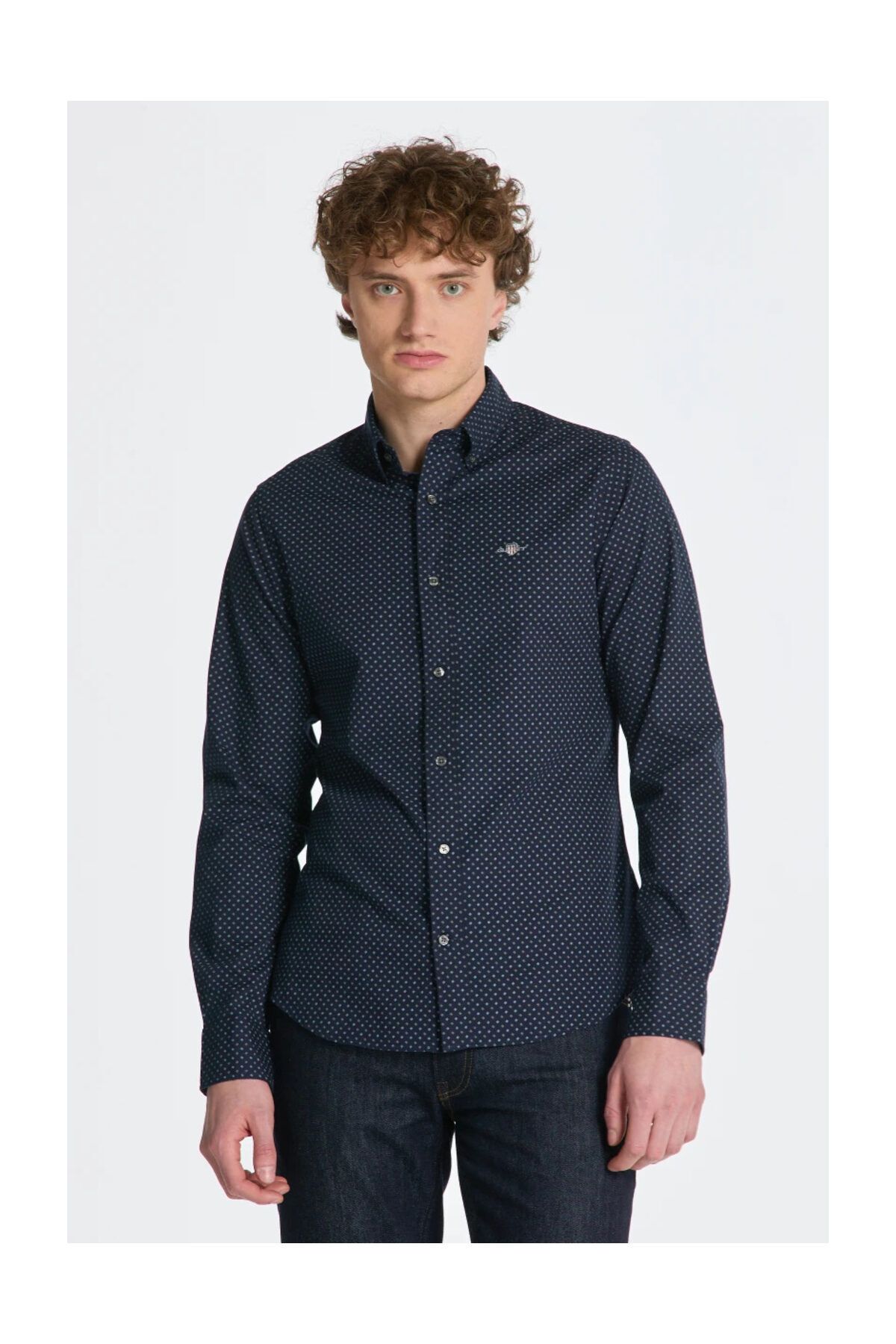 Gant-SLIM MICRO PRINT SHIRT 2