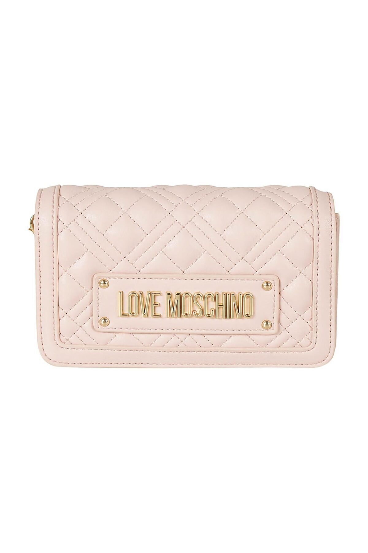 Love Moschino Pikowana torba wewnętrzna z paskiem z logo - JC5681PP1ILA0601