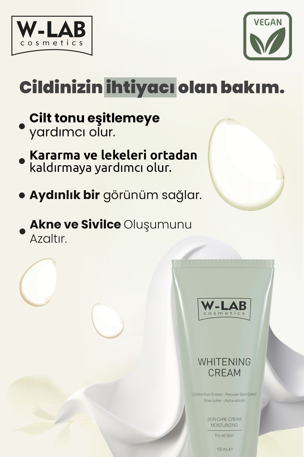Beyazlatıcı ve Leke Kremi 100 ml. - 2