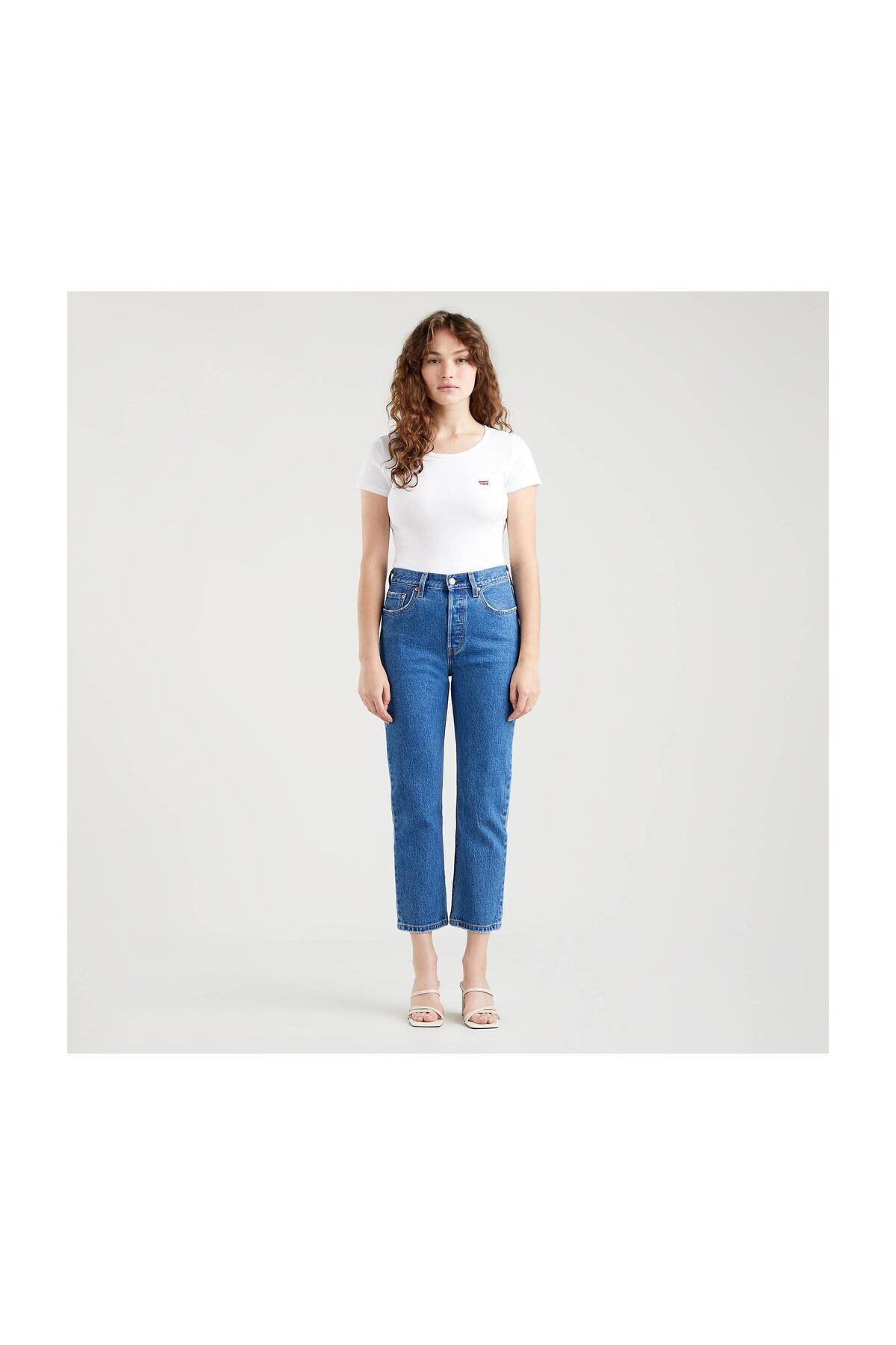 Levi's Damskie Spodnie Jeansowe 501 Crop – Jazz Pop Kobieta - 31/30