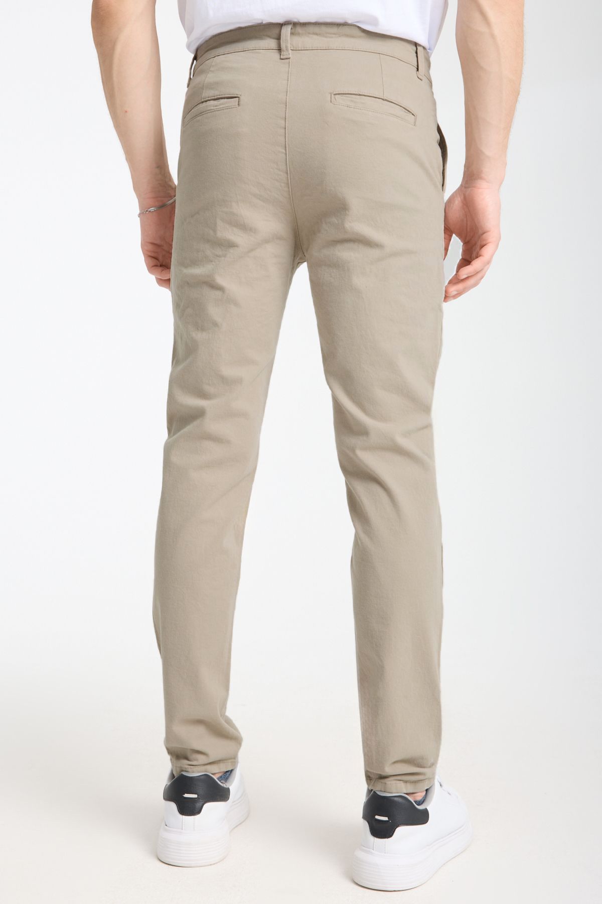 Trendyol Collection-Flexible Slim Fit Basic Chino Gabardine Pants - Tmnss25Pl00018 2