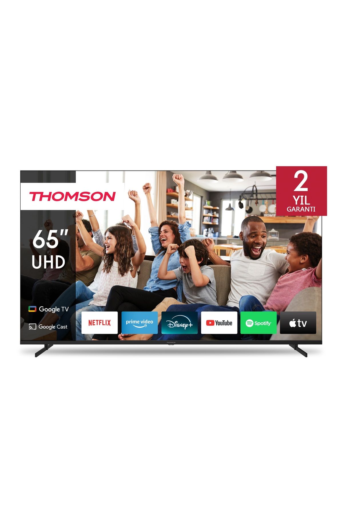 THOMSON 65UG4S14 65 inç 164 Ekran Uydu Alıcılı Google Smart Ultra HD 4K LED TV