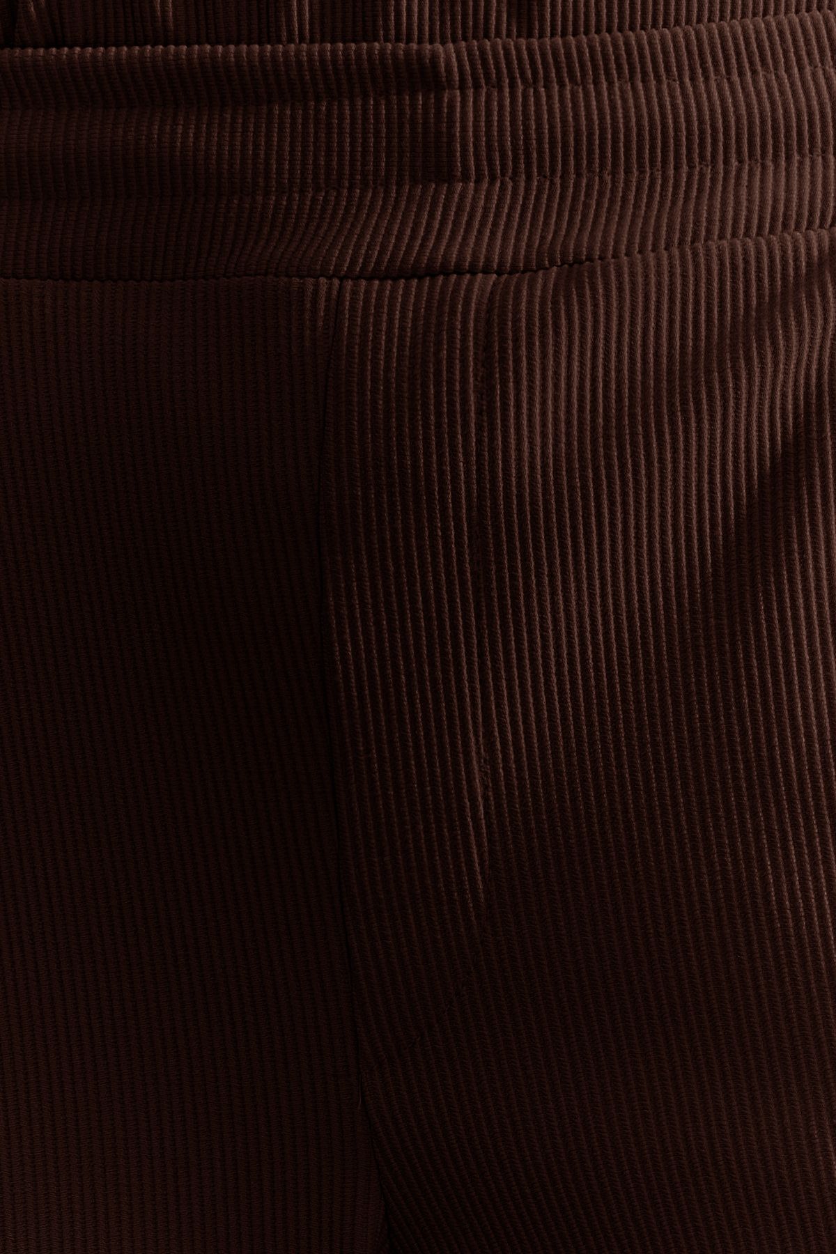 Trendyol Collection-OTToman T-Shirt mit Polokragen – weite Passform, Struktur und keine Falten, braun, limitierte Auflage TMNSS23po00020 7