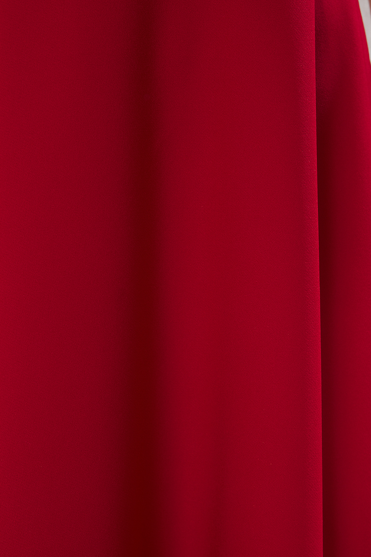 Trendyol Collection-Rotes, schickes A-Linien-Abendkleid mit Schnürung für den Abschlussball TPRSS24EL00251 3