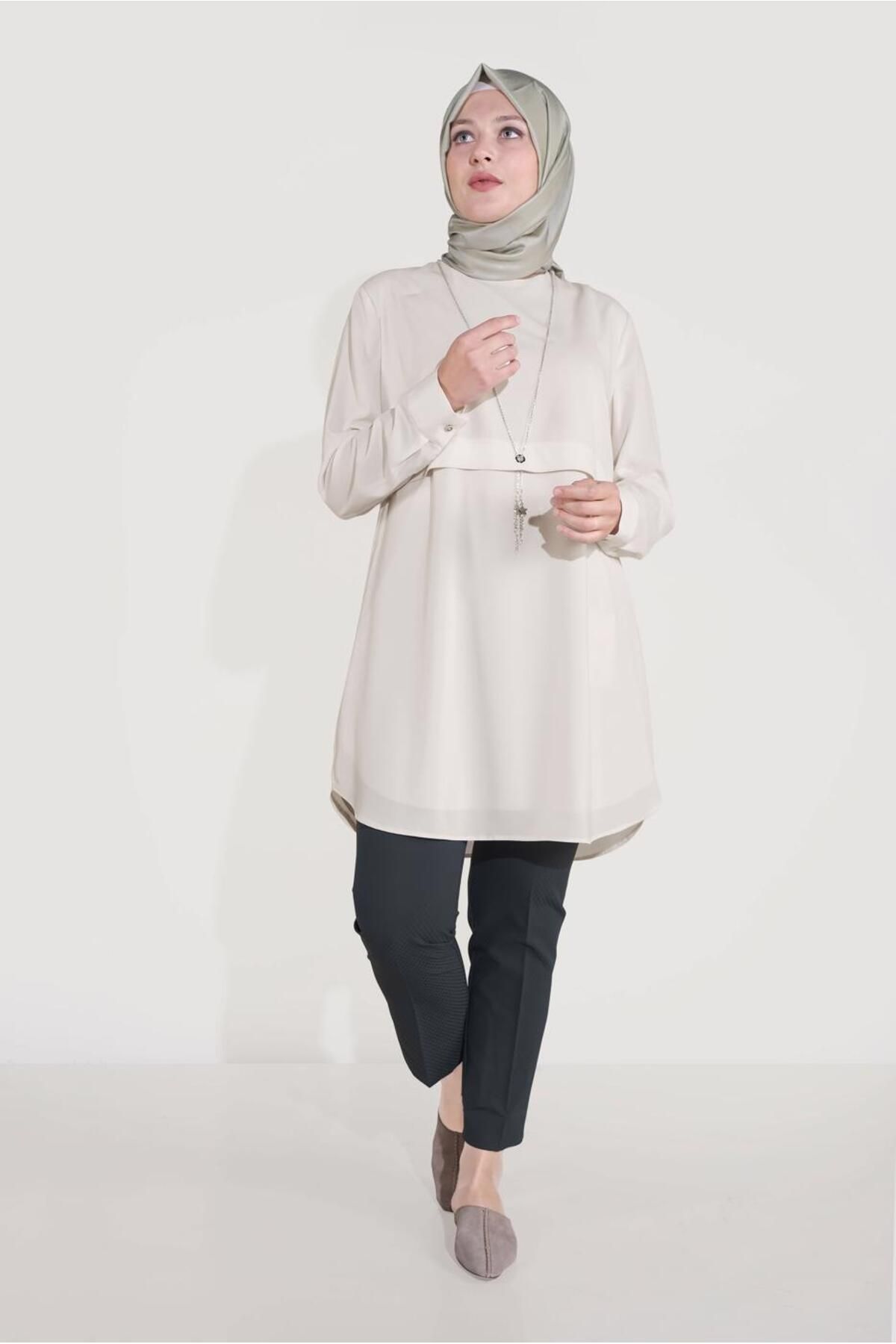 تونیک حجاب ساده 20032 Alvina